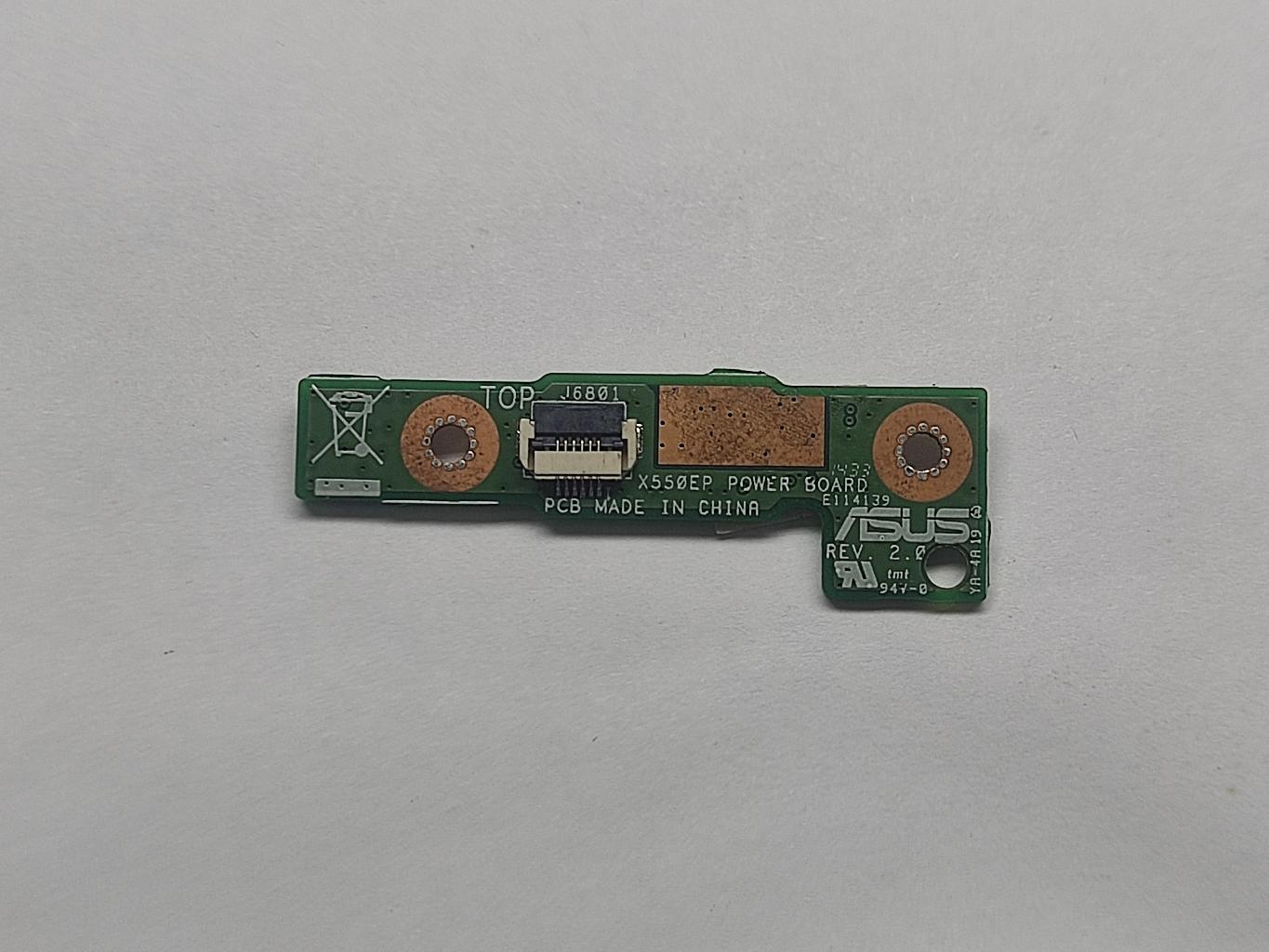 Дополнительная плата Asus X550EP POWER BOARD REV: 2.0