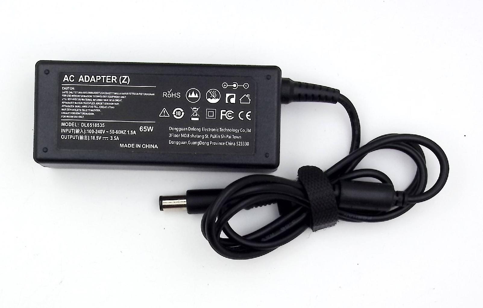 Блок питания для Dell 18.5V, 3.5A, 65 W, 6.0х3.7mm с иглой