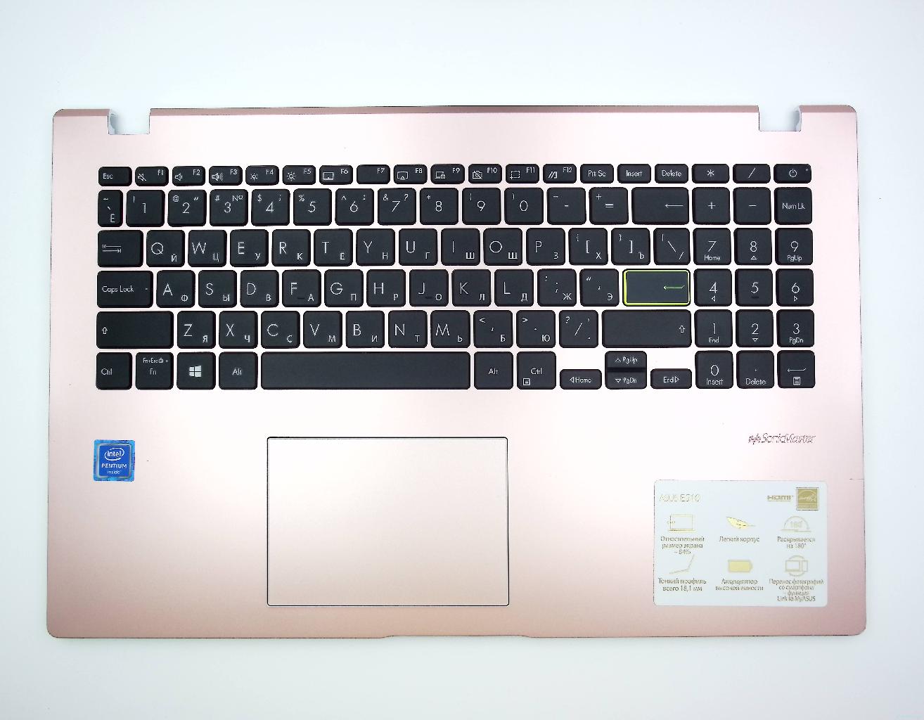 Топкейс для ноутбука ASUS Vivobook Go 15 E510M, E510MA, R522M