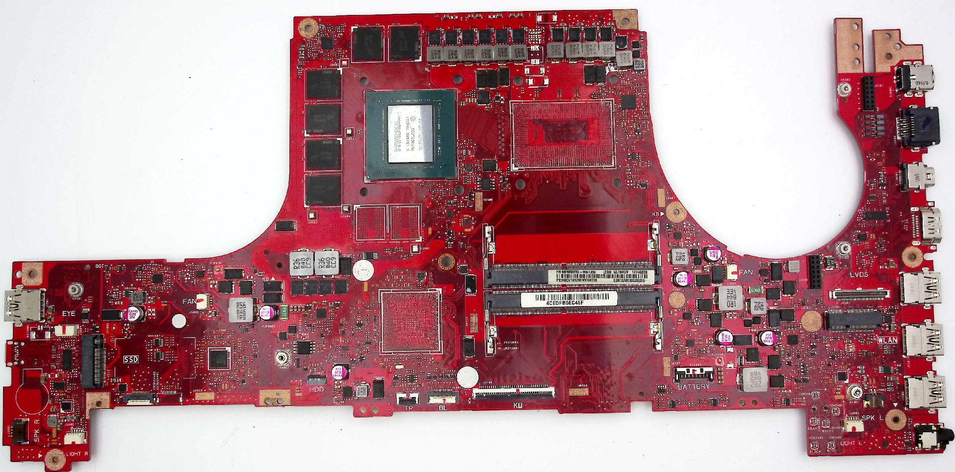 Материнская плата ASUS GL704GV донор видеочипа RTX2060 (040156)