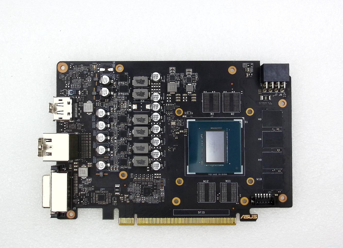 Плата-донор видеокарты Asus PH-GTX1660S-6G-DIS