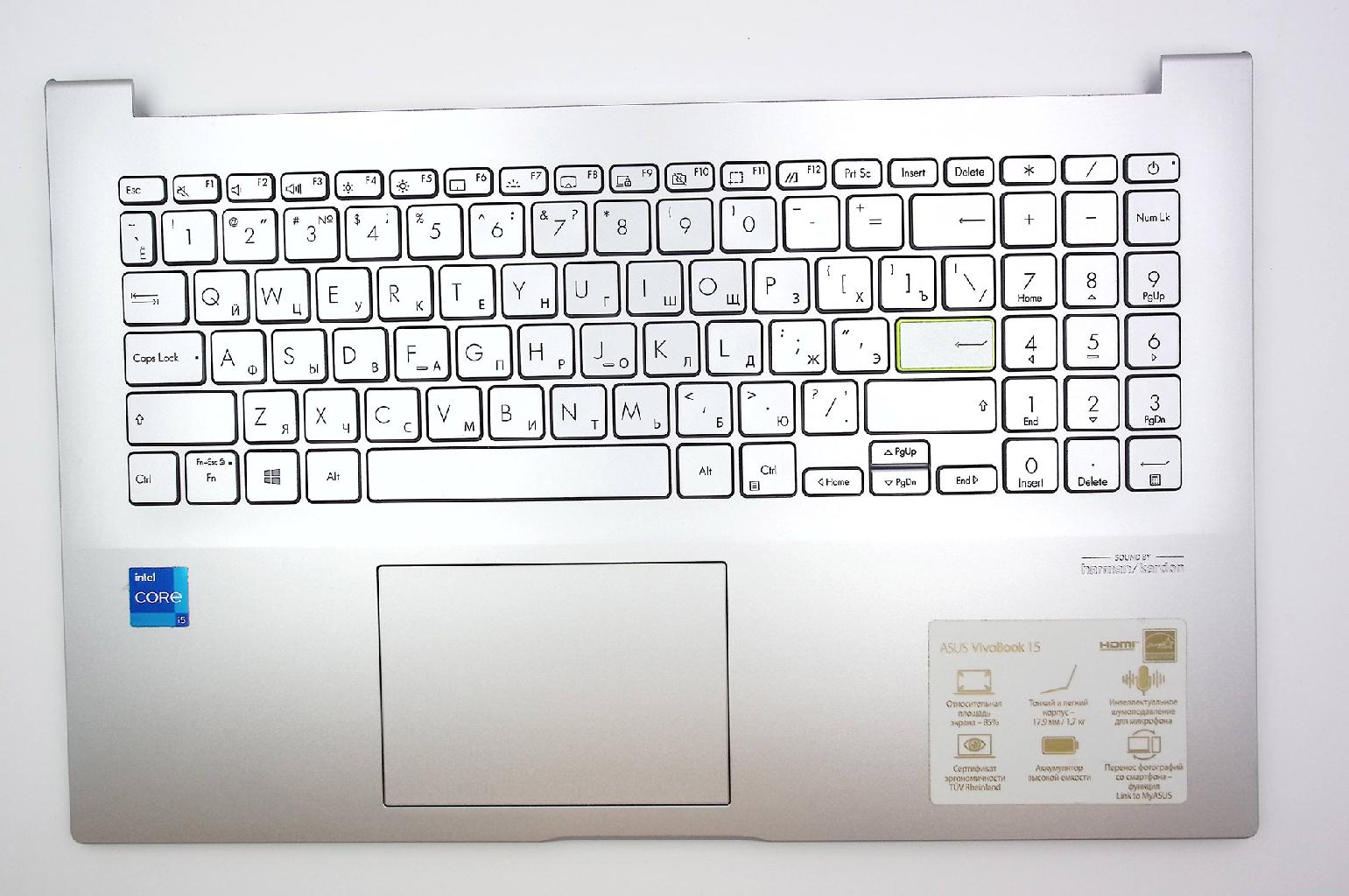 Топкейс для ноутбука ASUS X513FP, X513FA, X513EA