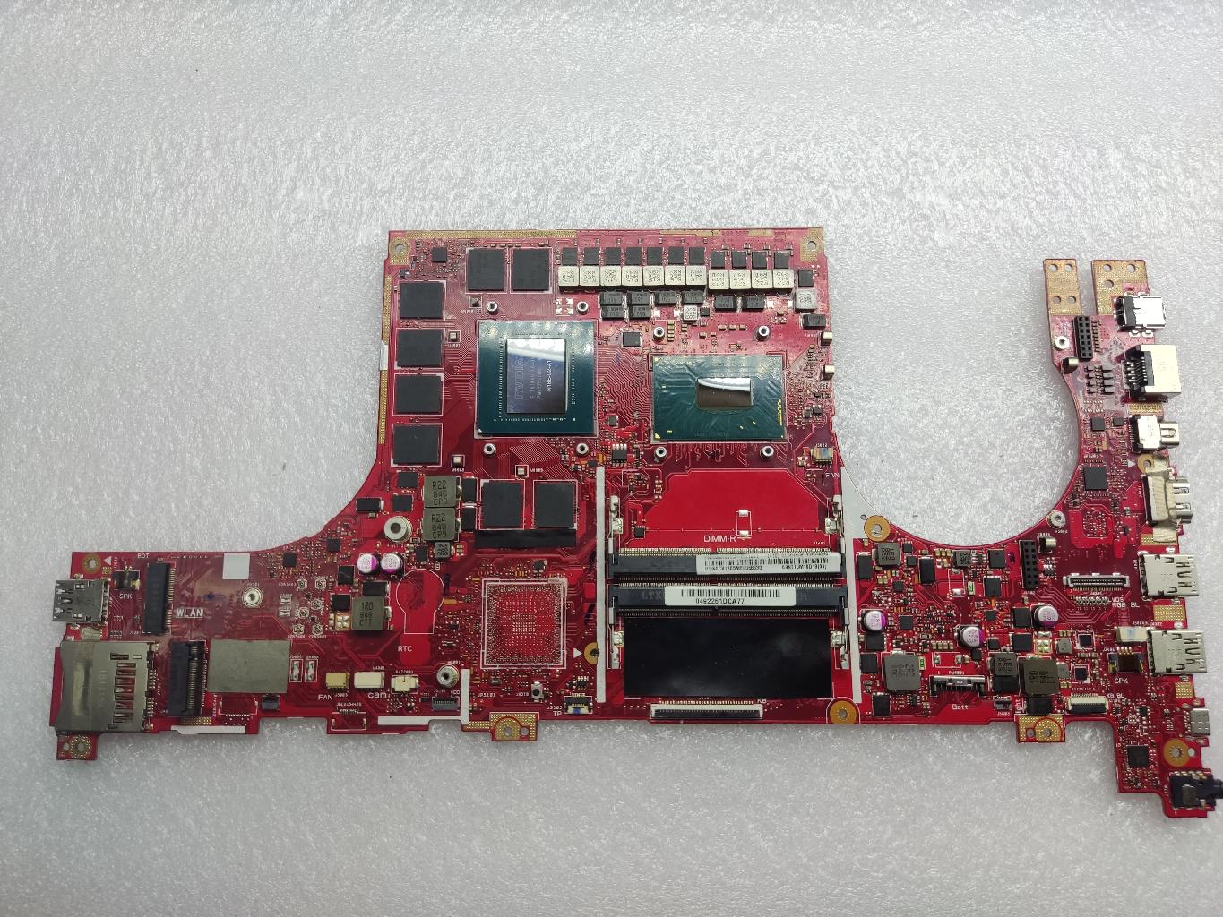 Материнская плата ASUS GL504GW донор процессора I7-8750H видеочипа N18E-G2-A1