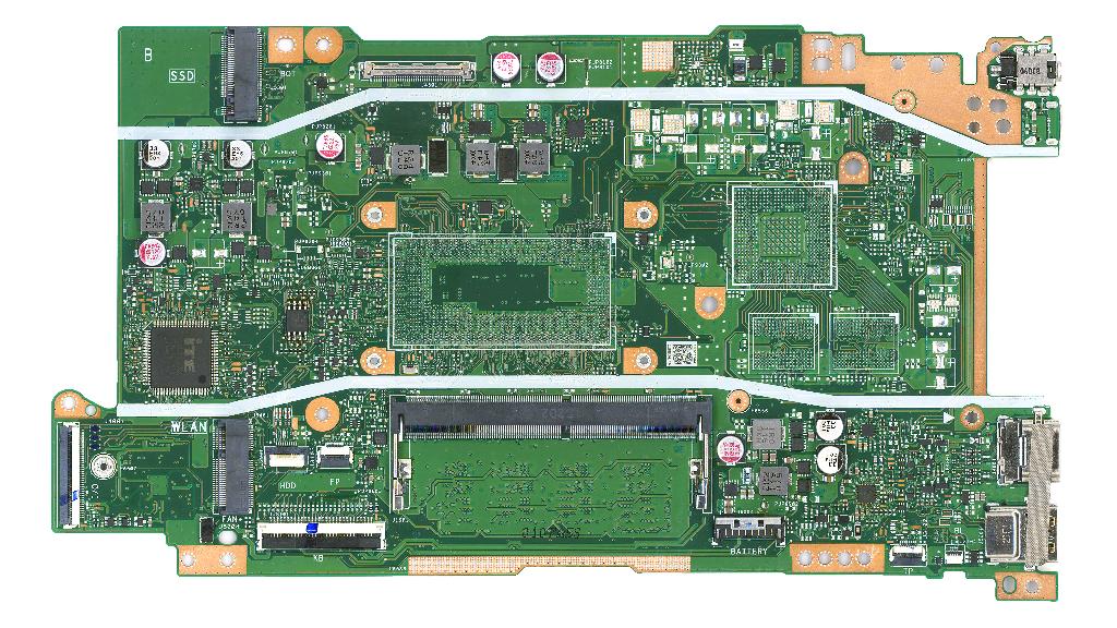 Материнская плата ASUS X515JAB донор компонентов