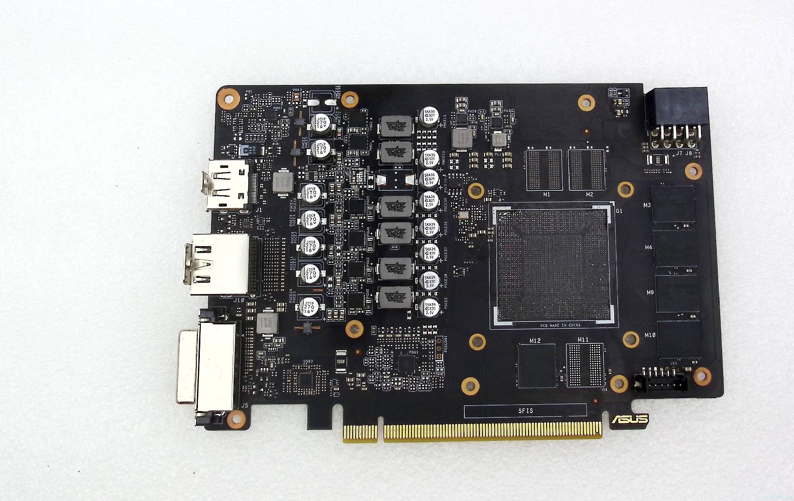 Плата-донор видеокарты Asus PH-GTX1660S-6G-DIS