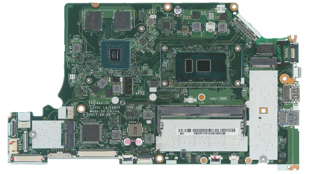 Материнская плата Acer ASPIRE 5 (i3-6006U и 940MX)