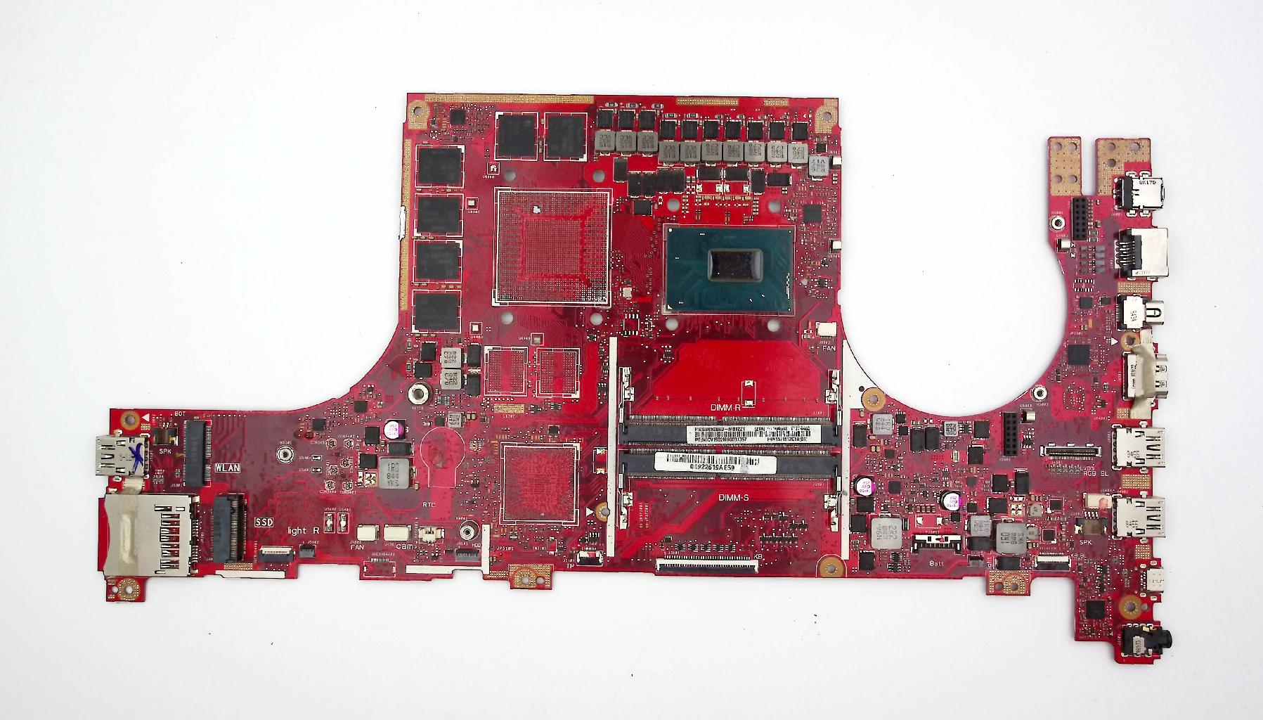 Материнская плата ASUS GL504GM донор компонентов