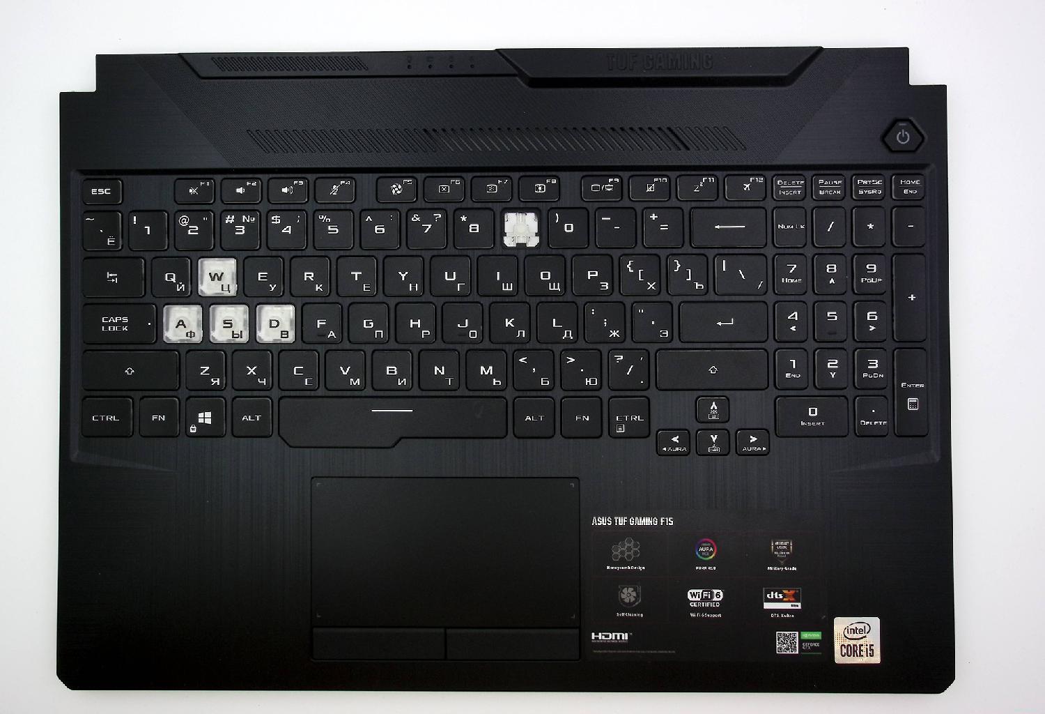 Топкейс для ноутбука ASUS FX506 Intel  (GTX) Нет кнопки 9