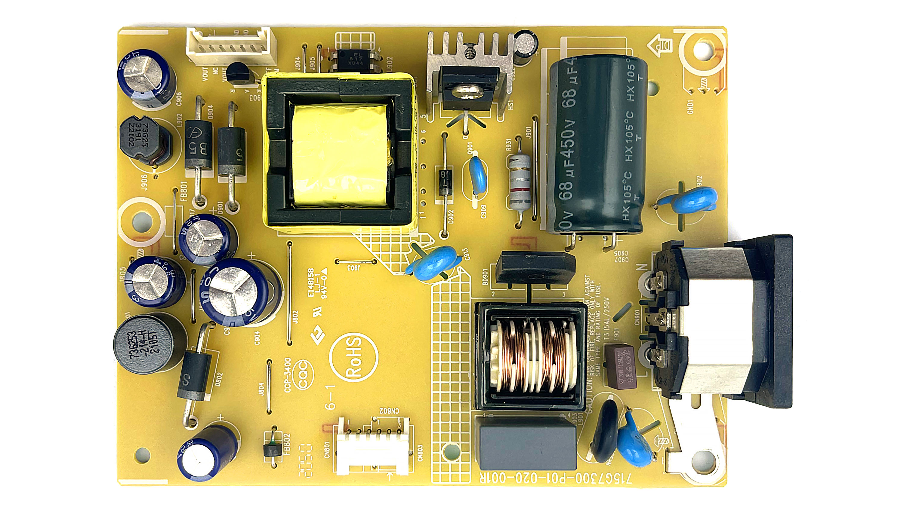 Плата питания для монитора ASUS VA27E p/n  04020-02610300
