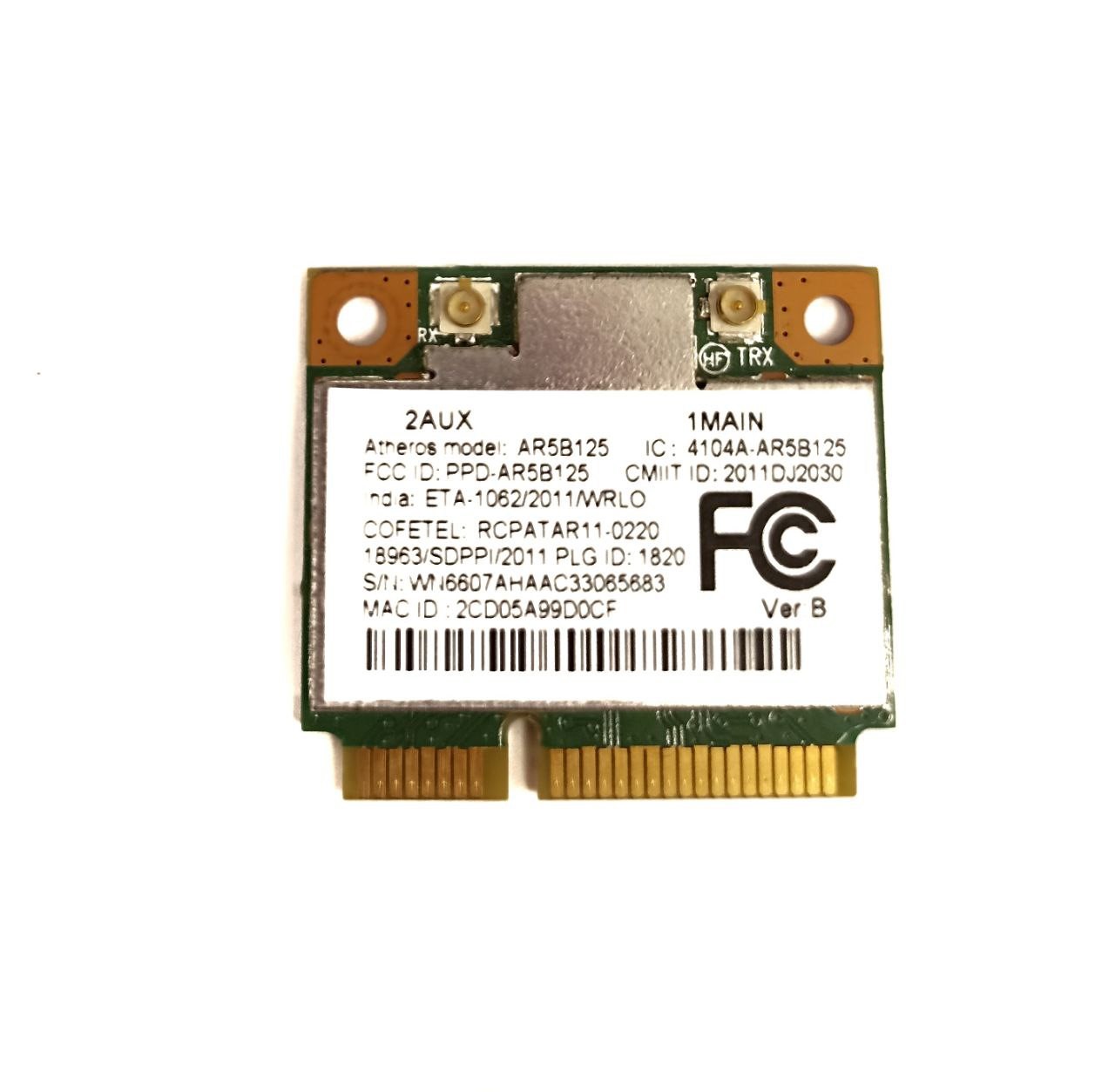 Модуль Wi-Fi  AR5B125, WN6607AH