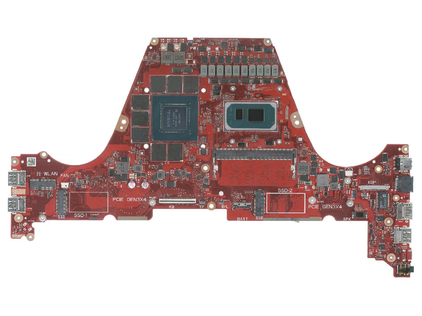 Материнская плата ASUS FX516PR (процессор i5-11300H и видеочип RTX3070)
