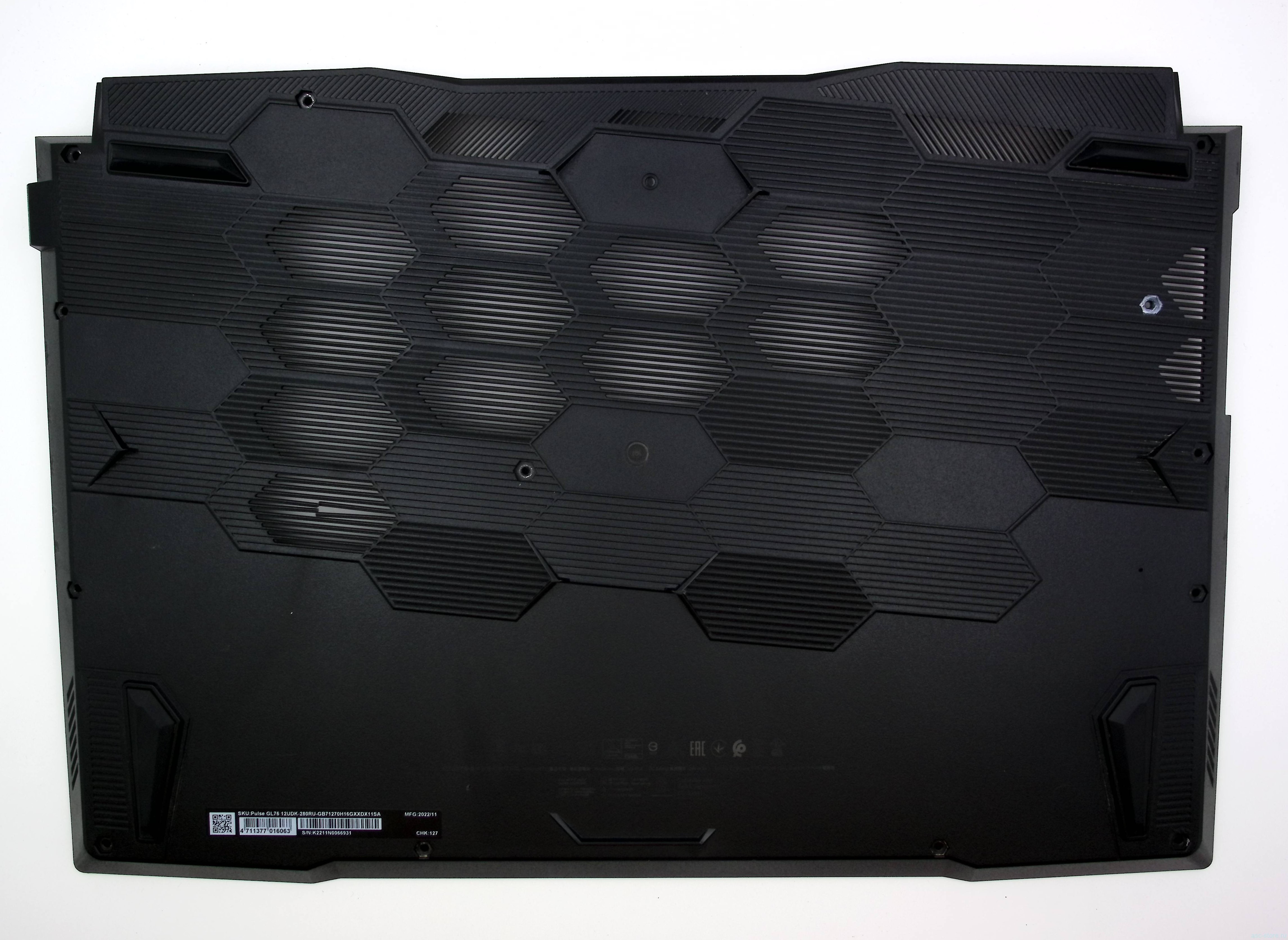 Поддон  для ноутбука MSI Katana GF76 Pulse GL76 MS-17L1 GF66 11UC Pulse GL66