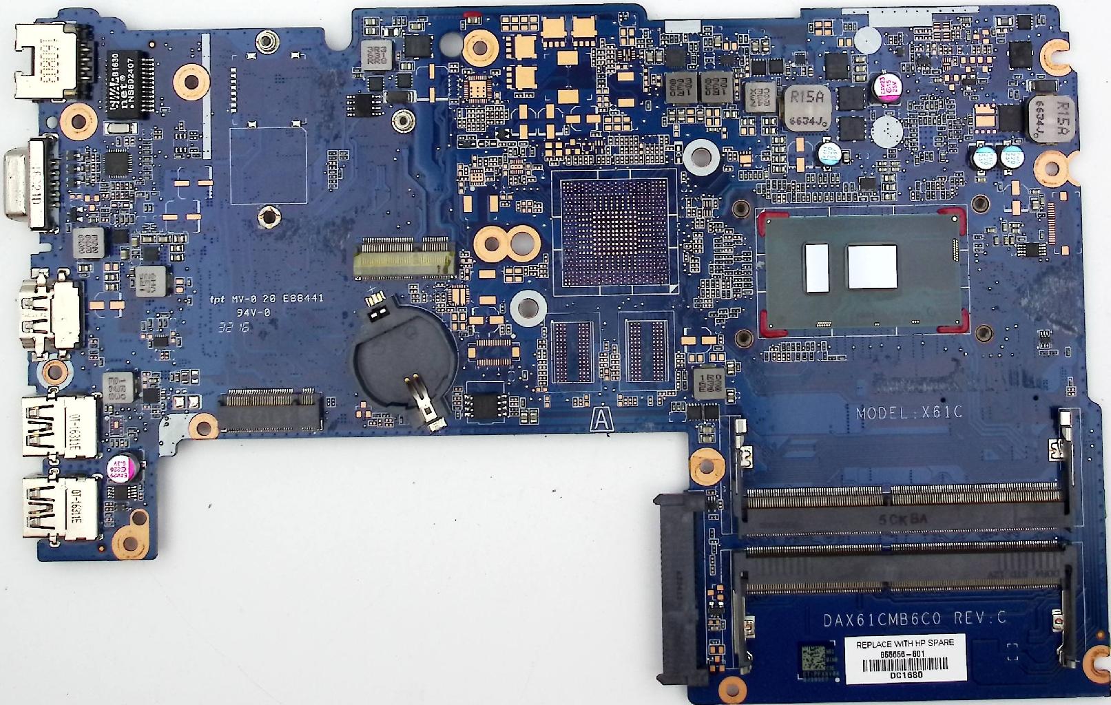 Материнская плата DAX61CMB6C0 донор компонентов