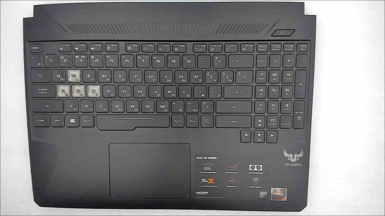 Топкейс для ноутбука ASUS FX505G (GTX)