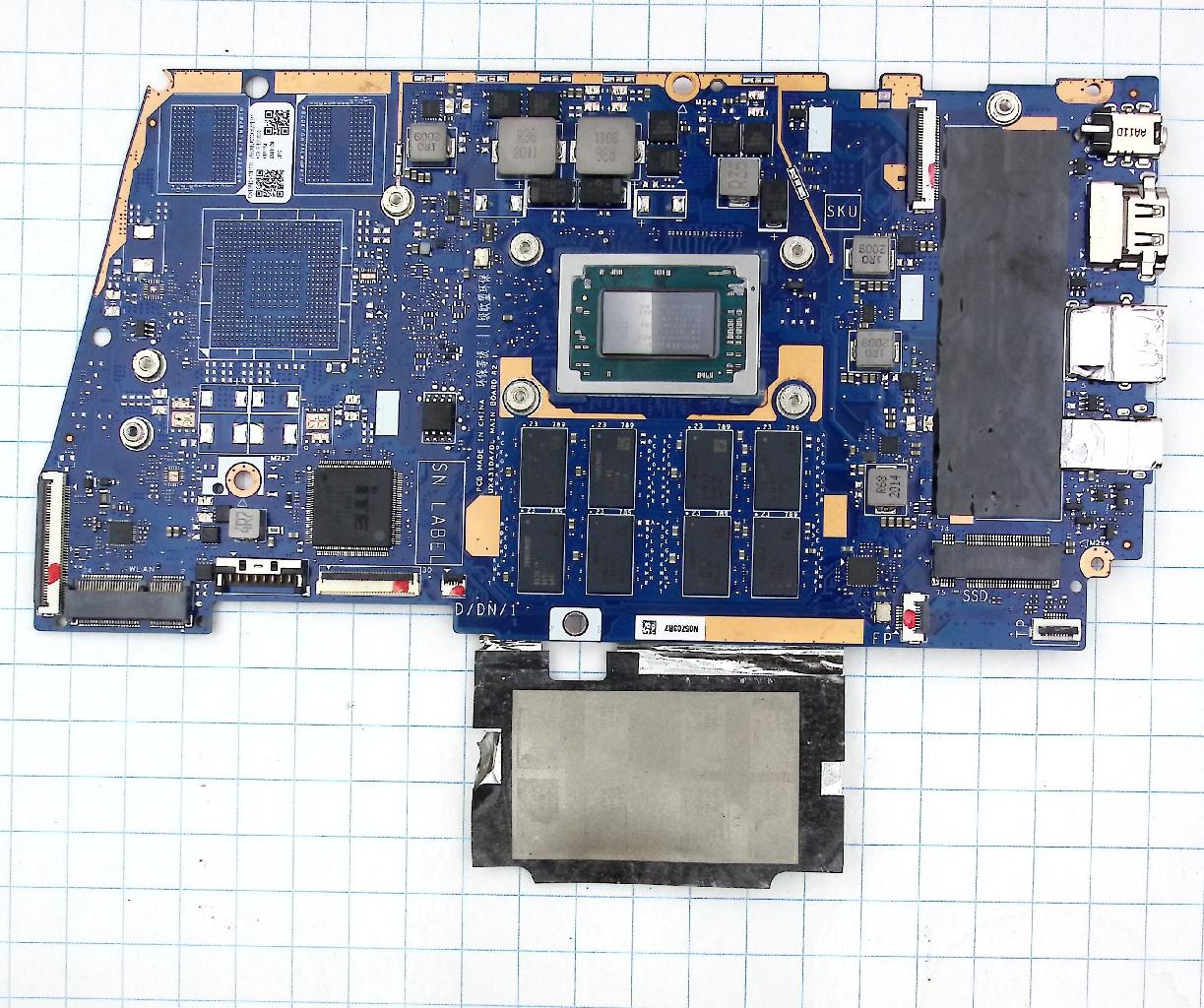 Материнская плата ASUS UX431DA  UMA, R5 3500U под восстановление (040023)