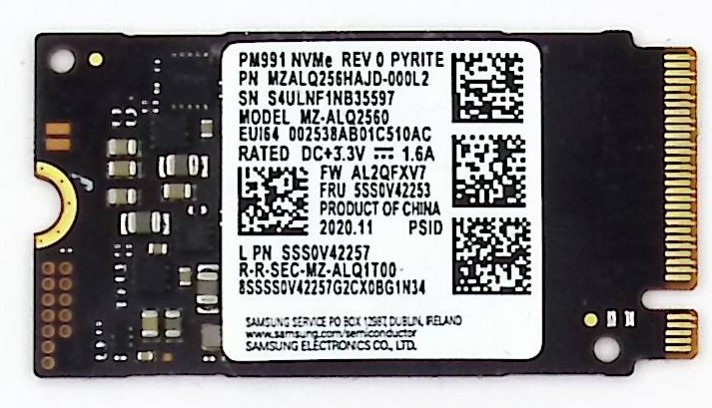 SSD Samsung 256G MZ-ALQ2560