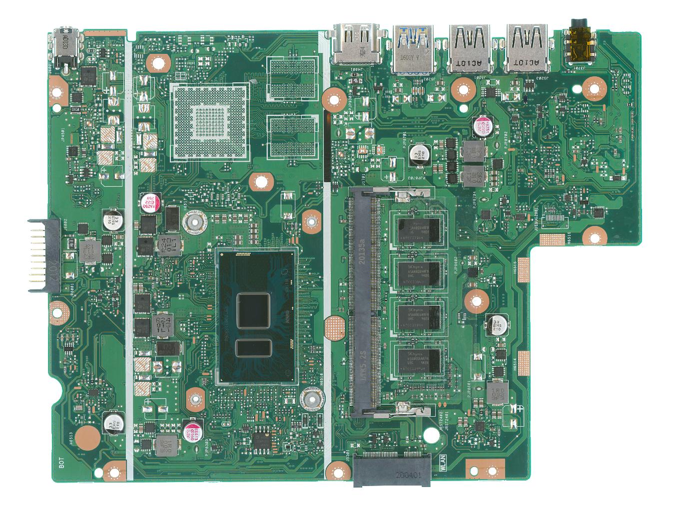 Материнская плата ASUS X540UAR (процессор i3-6100U) Материнская плата ASUS X540UAR (процессор i3-6100U)