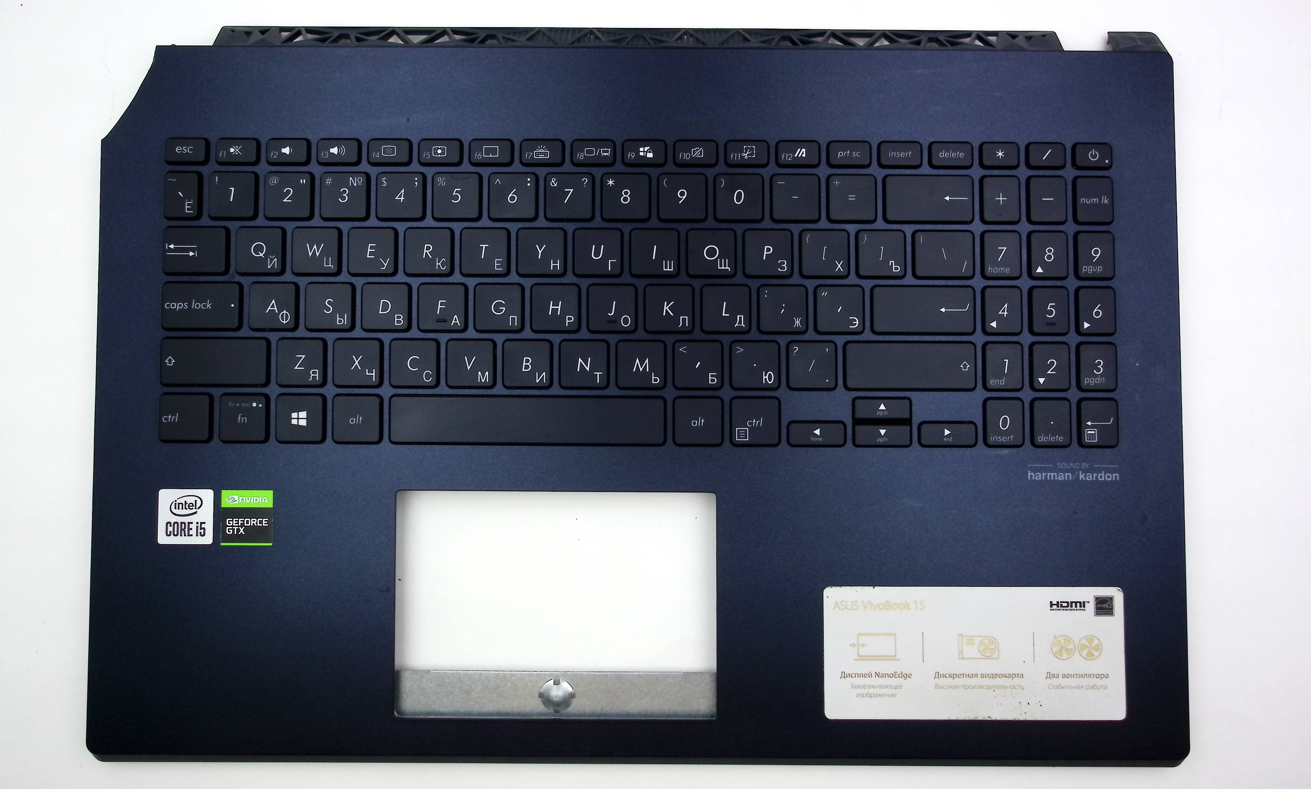 Топкейс-донор кнопок для ноутбука X571