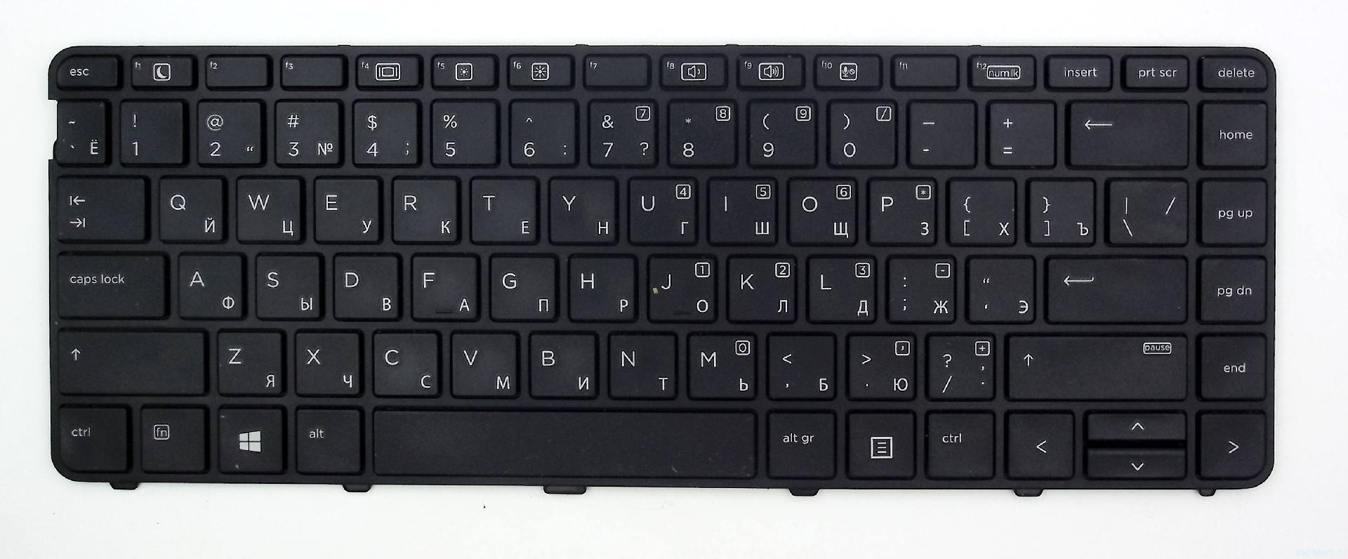 Клавиатура-донор для ноутбука HP 430G3, 440G3