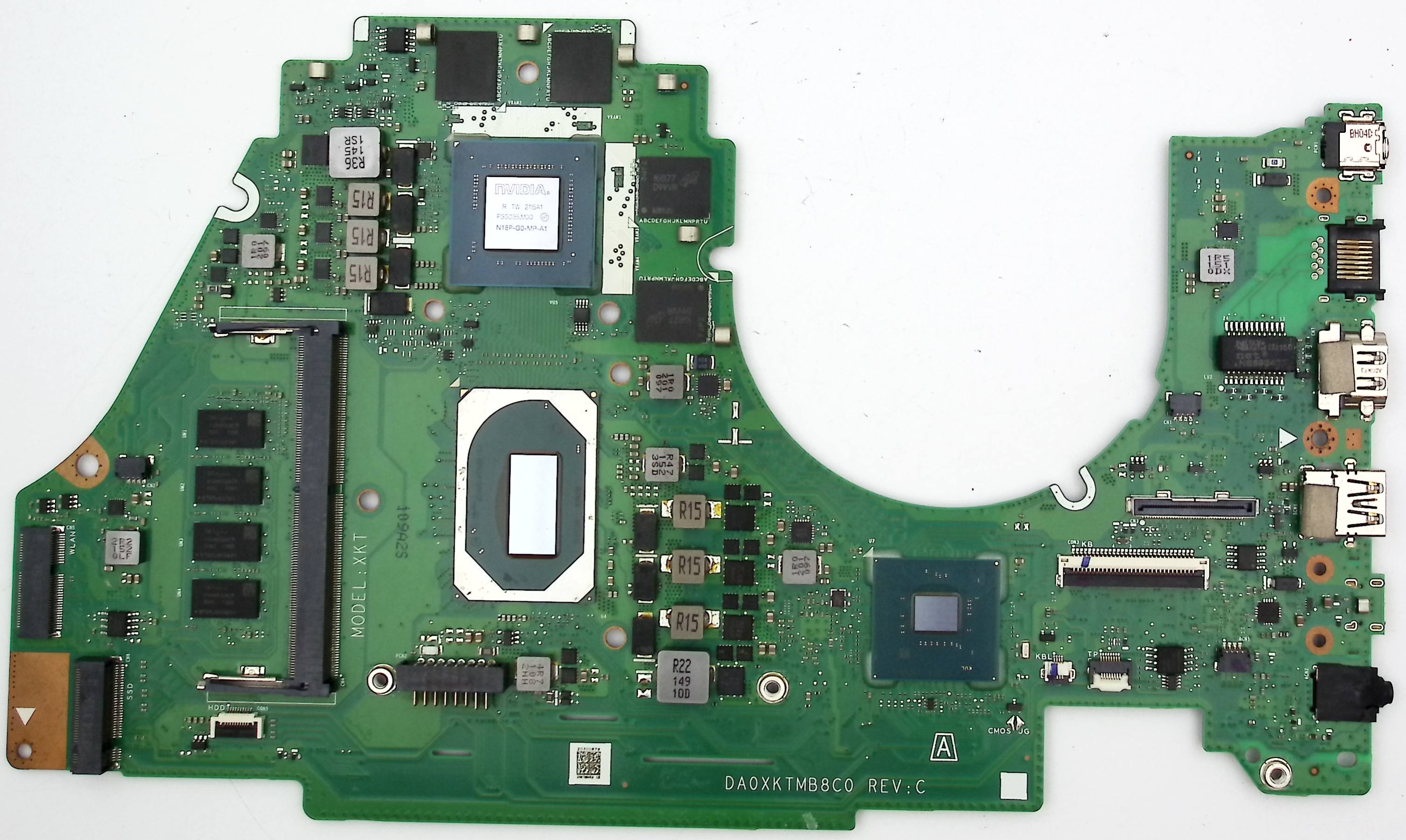 Материнская плата ASUS K571GD, X571GD под восстановление (023988)