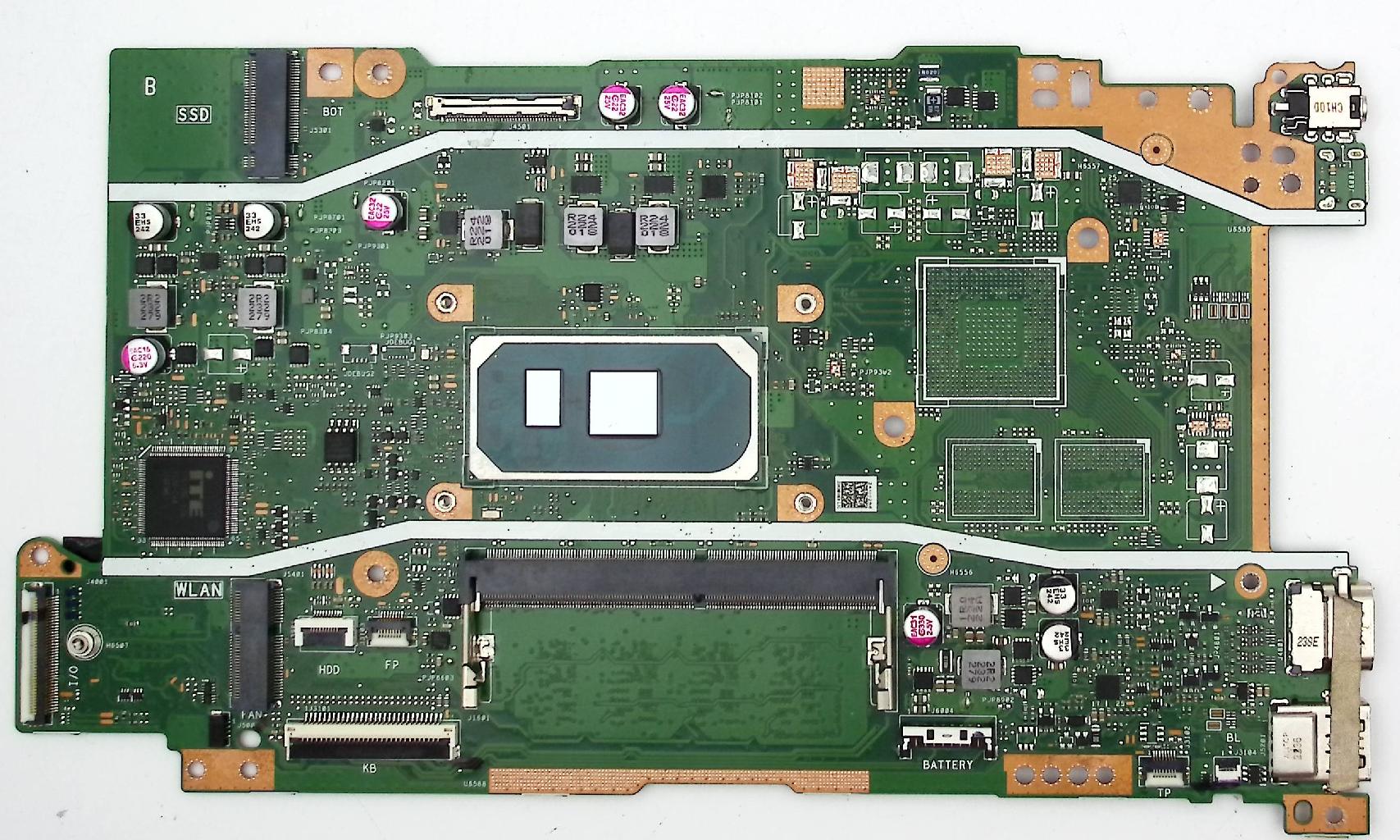 Материнская плата ASUS X415JA донор процессора Pentium 6805(41856)