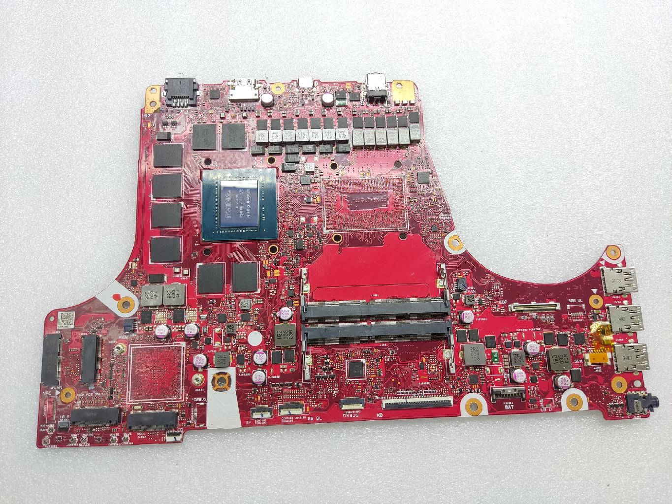 Материнская плата ASUS G512LW донор видеочипа RTX2070