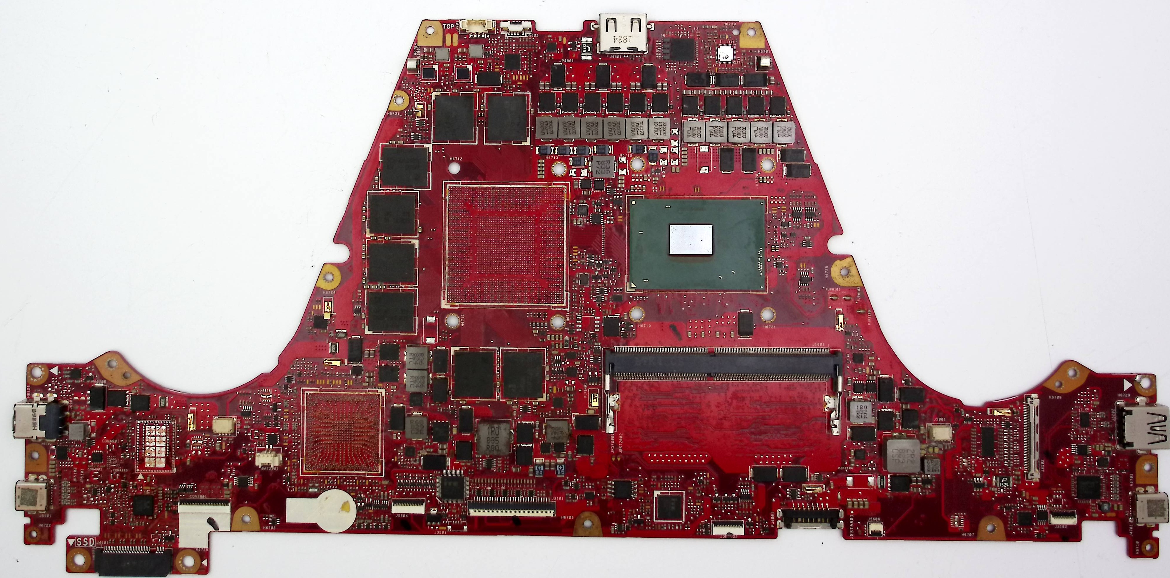 Материнская плата ASUS GX531GS донор компонентов