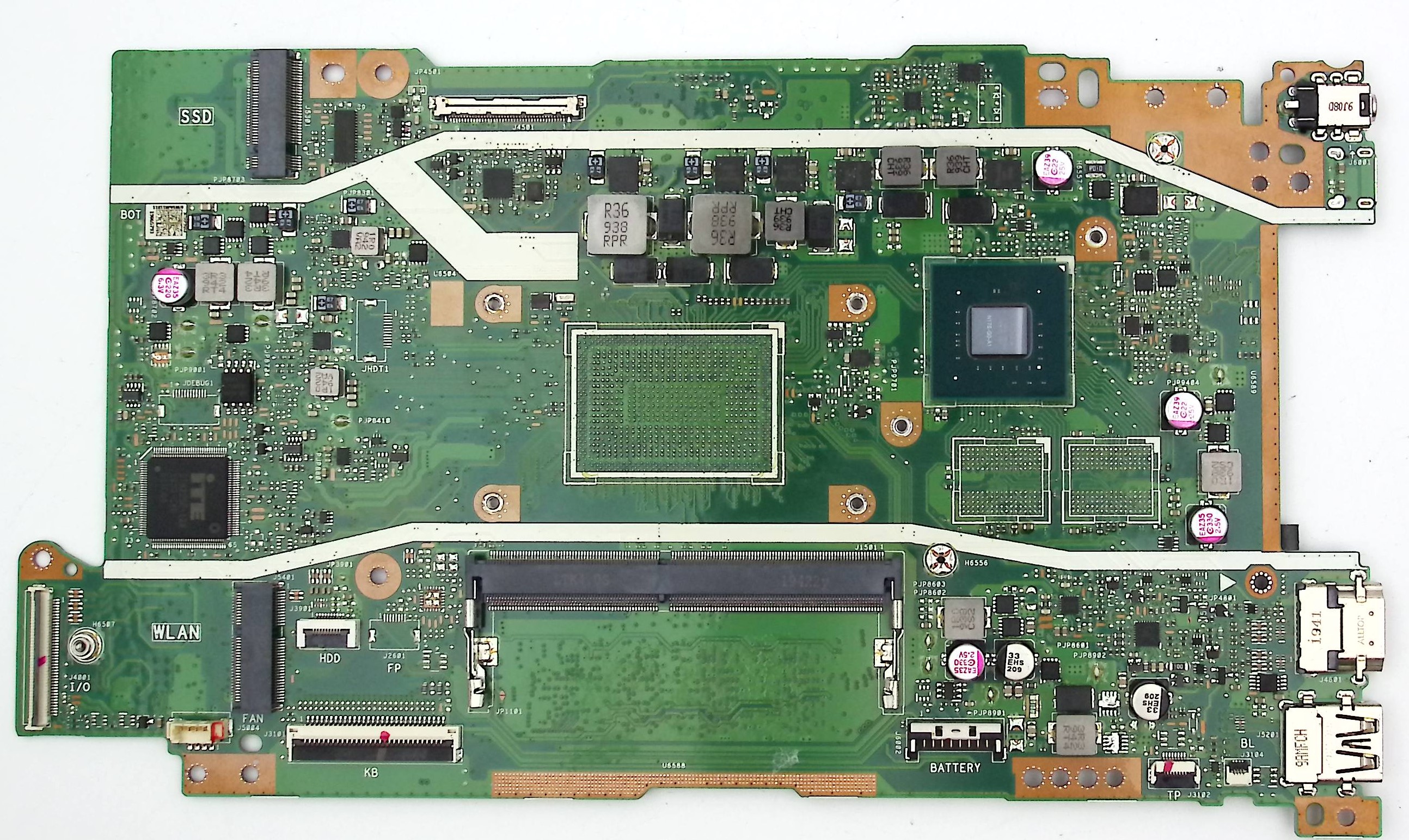 Материнская плата ASUS X509DJ донор видеочипа N17S-G0-A1