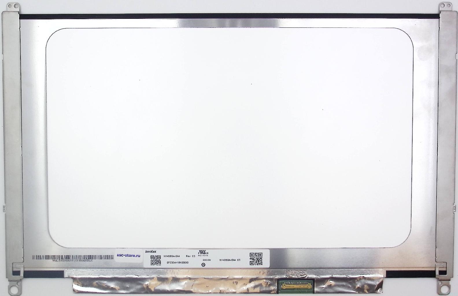 Матрица 14.0" 1366x768 30pin 60H, N140BGA-EA4 C3