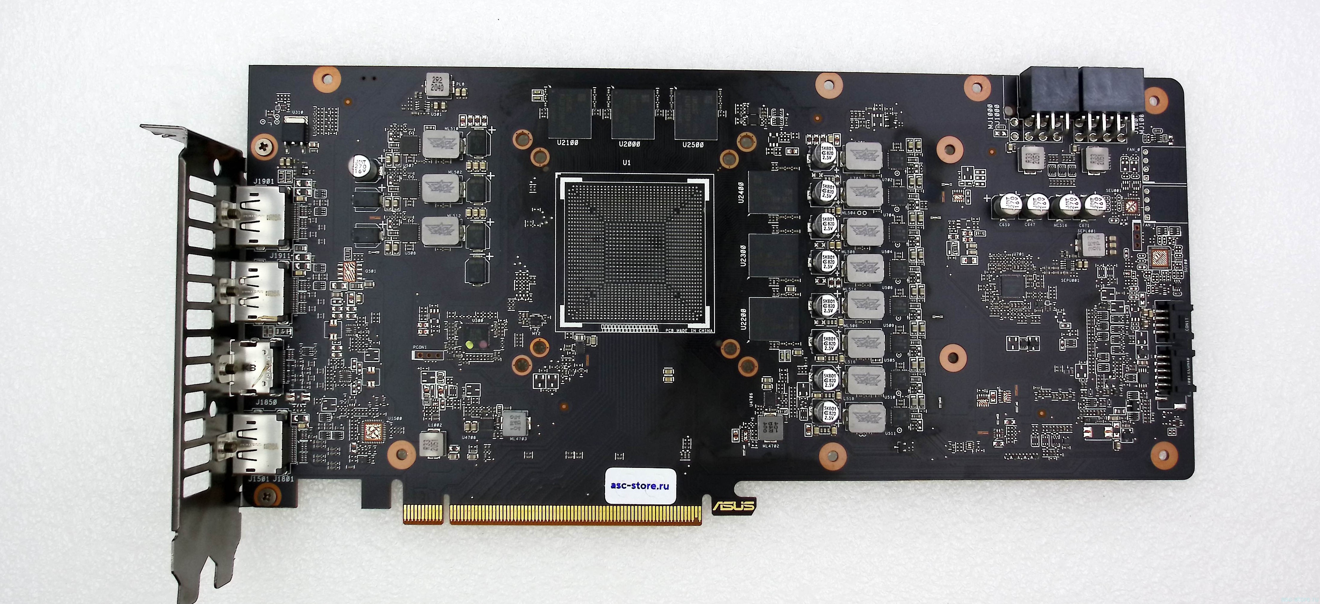 Плата-донор видеокарты Asus STRIX RX6700XT