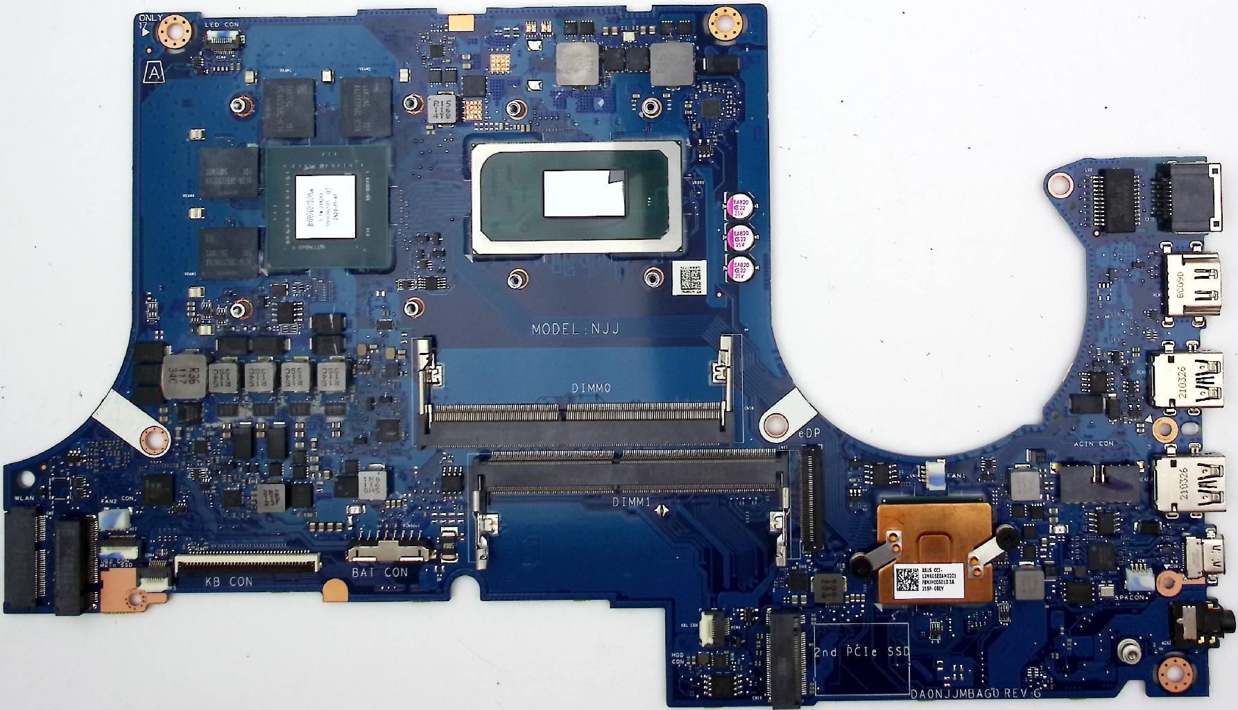 Материнская плата ASUS FX506HE донор процессора i5-11400H, донор видеочипа GN20-P0-A1 (41509)