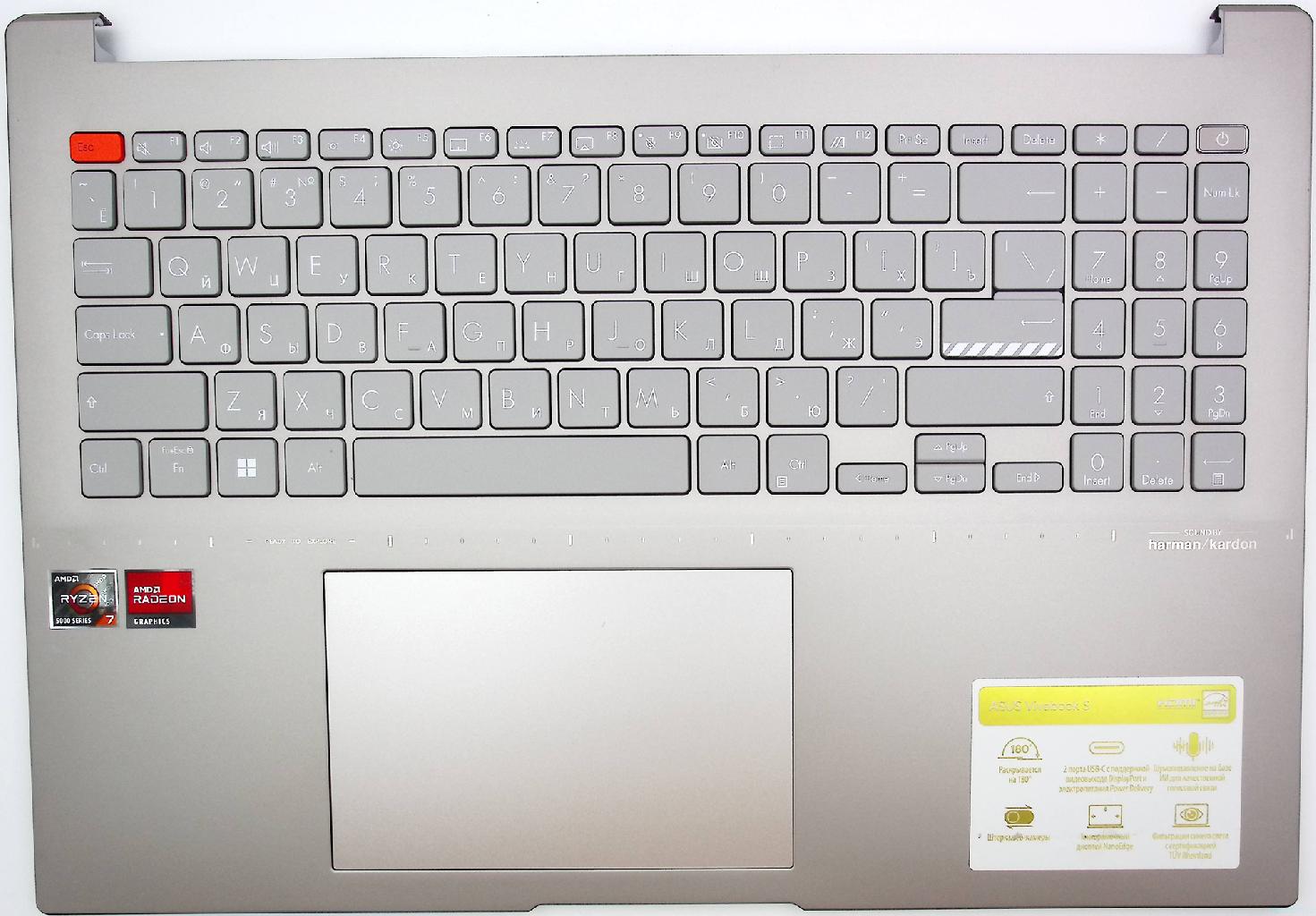 Топкейс для ноутбука Asus M5602QA