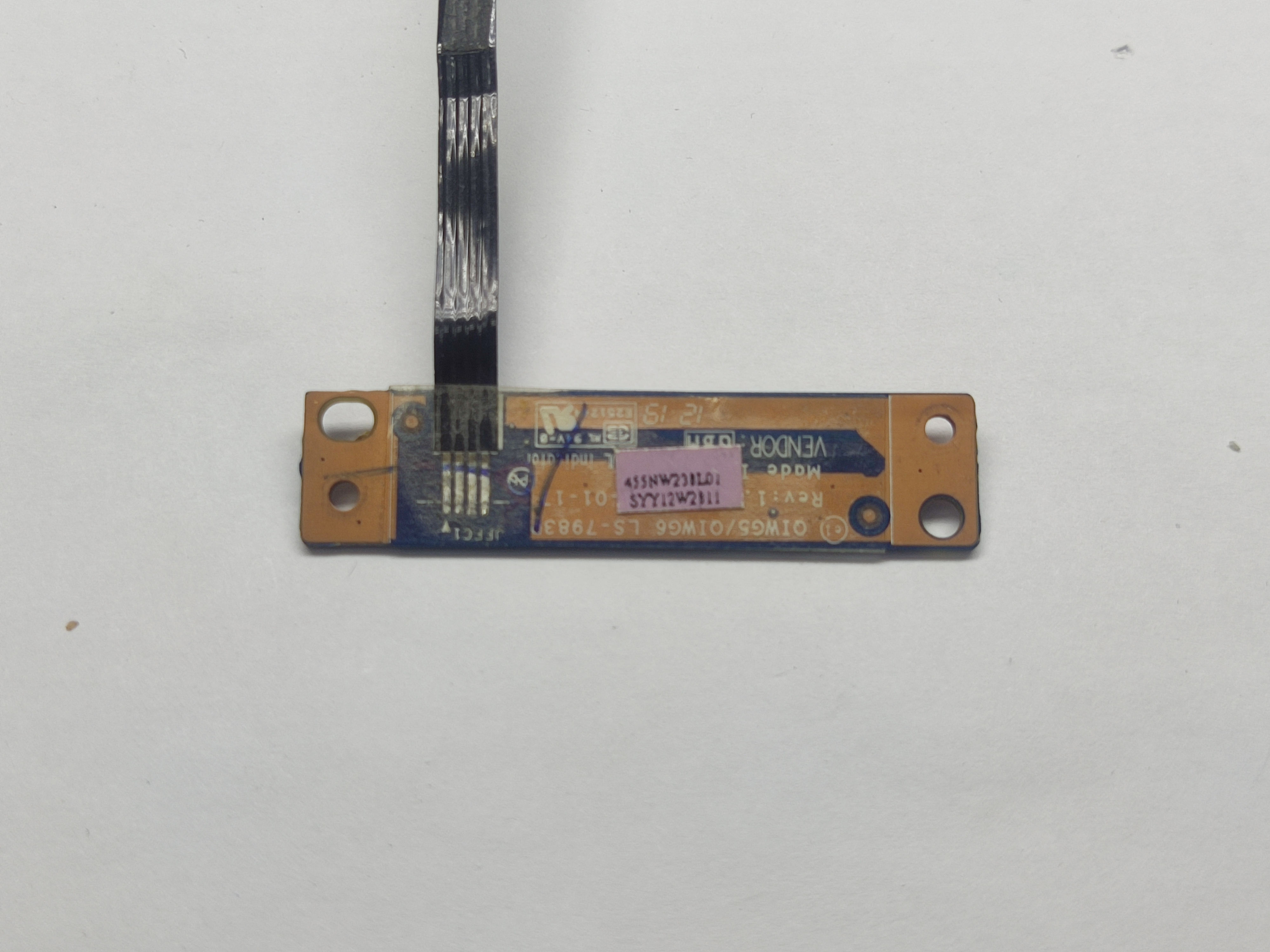 плата кнопки питания  Lenovo G480 G485 N580 N585 G585 G580 P585  LS-7983P