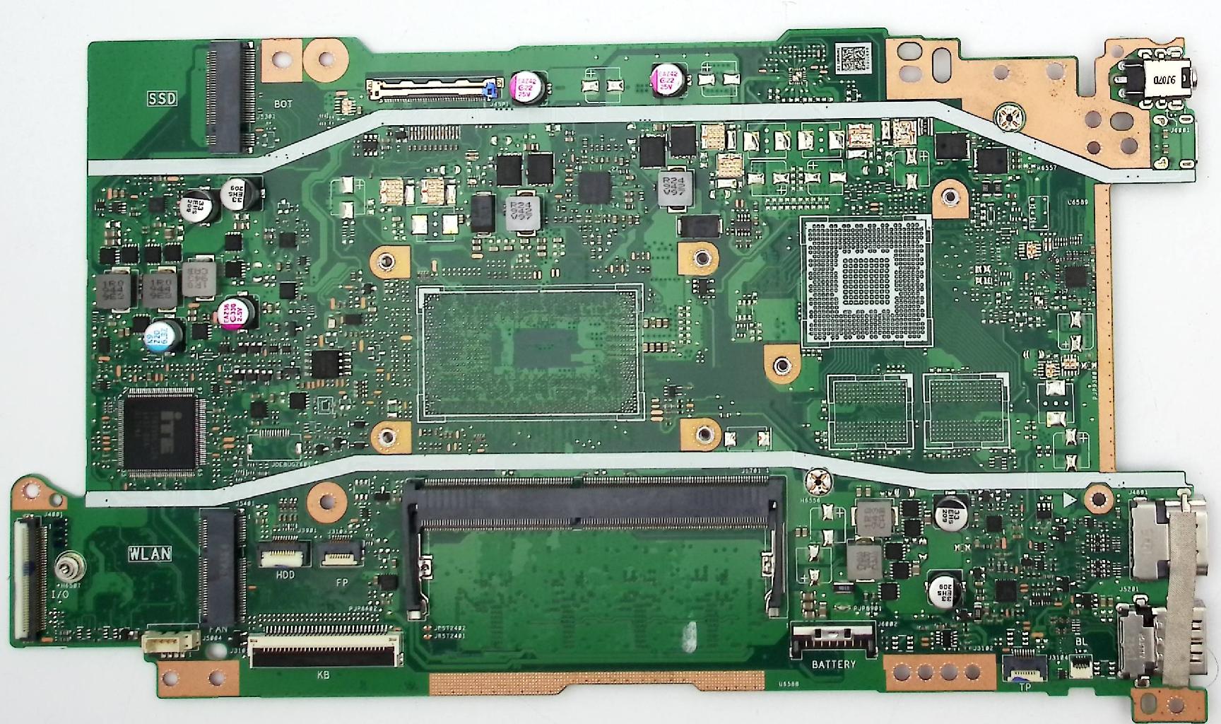 Материнская плата для Asus X409UB донор компонентов