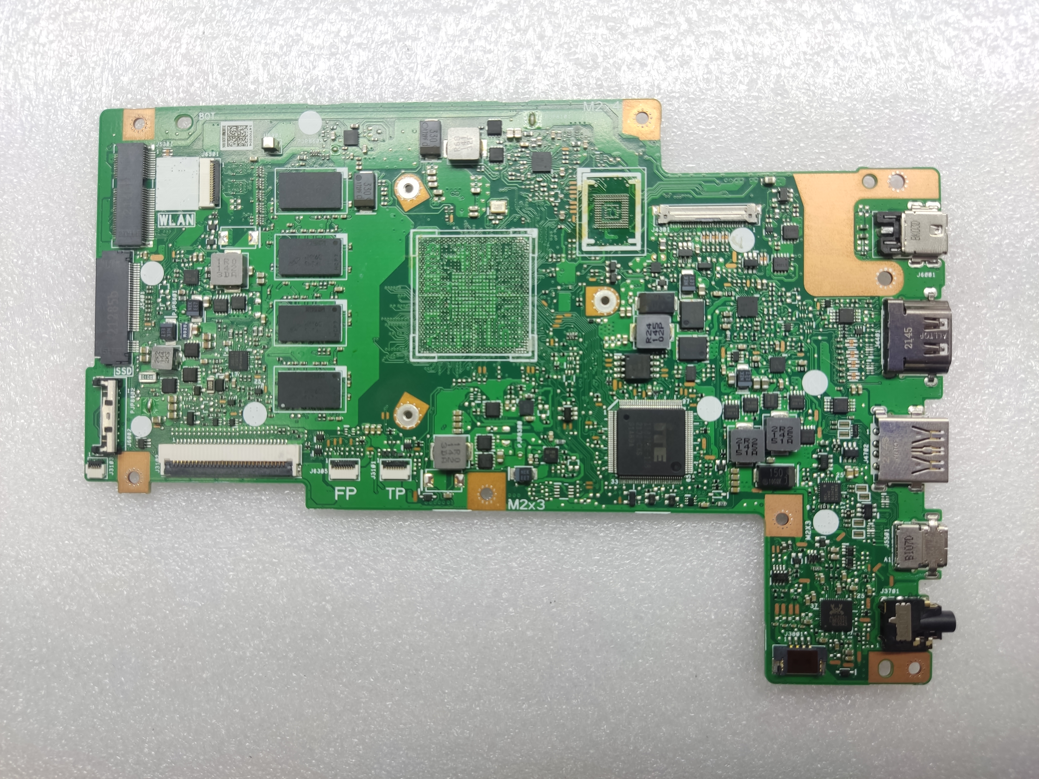 Материнская плата ASUS E410MA донор компонентов