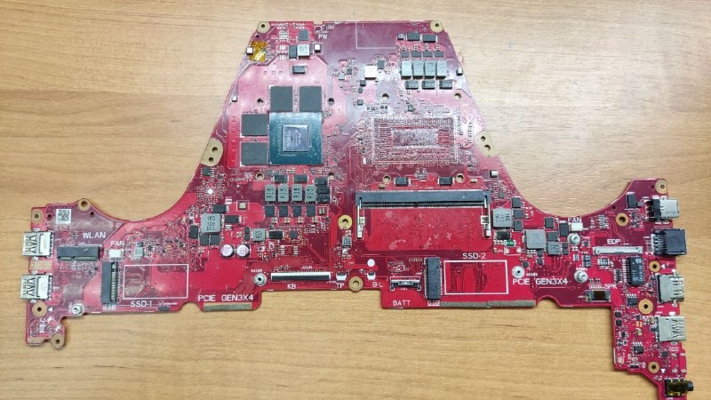 Материнская плата ASUS FX516PC донор видеочипа GN20-P1-A1