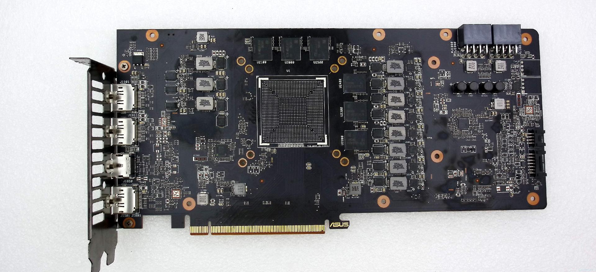 Плата-донор видеокарты Asus STRIX RX6700TX