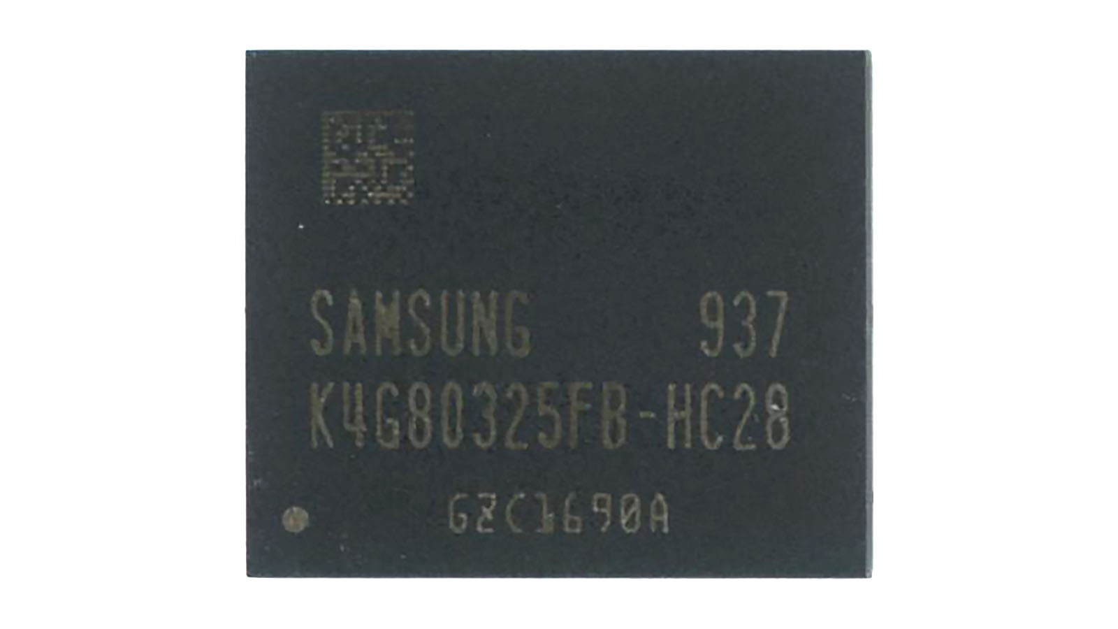 Видеопамять K4G80325FB-HC28  19год.