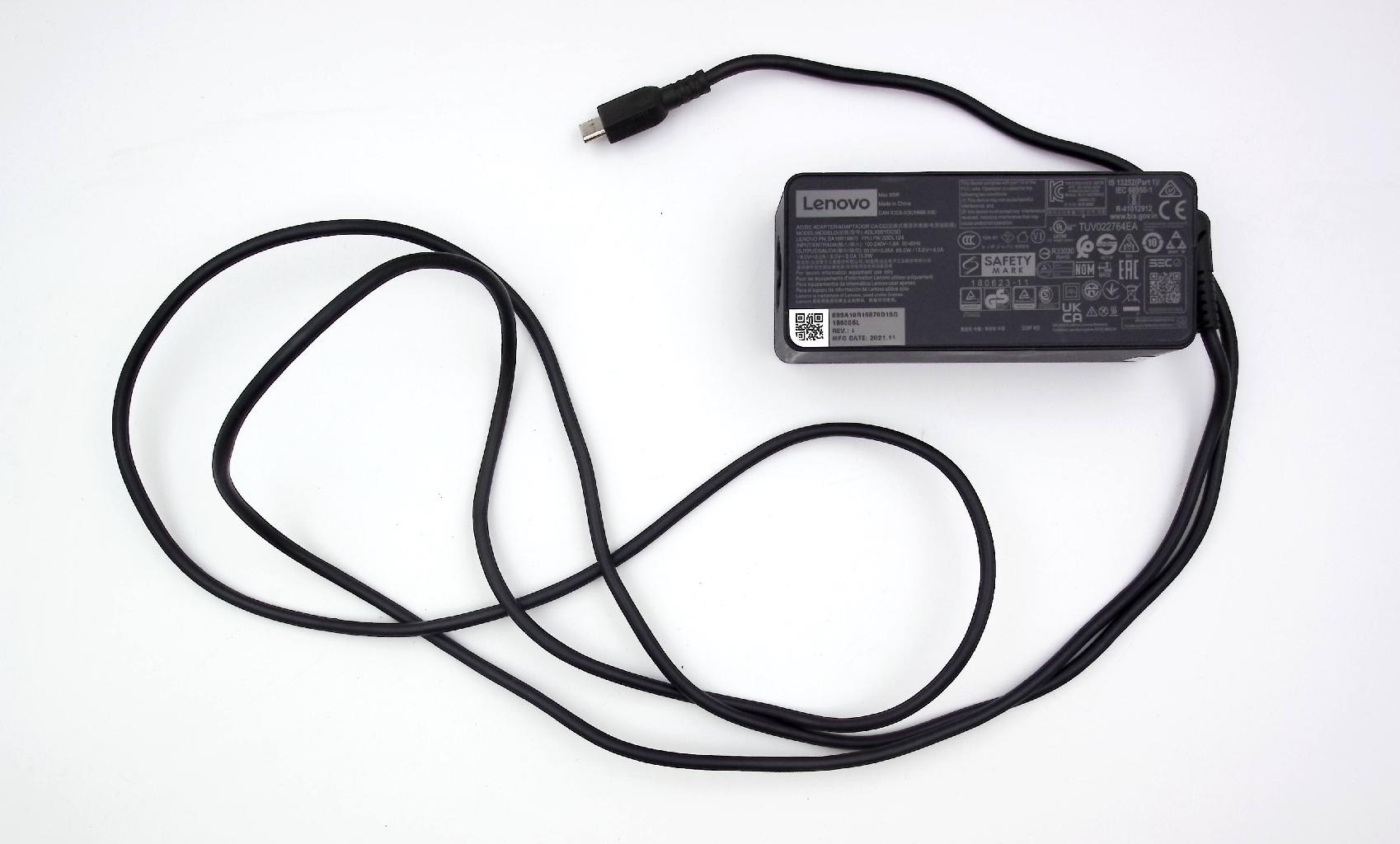 Блок питания Lenovo 20V, 3.25A, 65W, Type-C