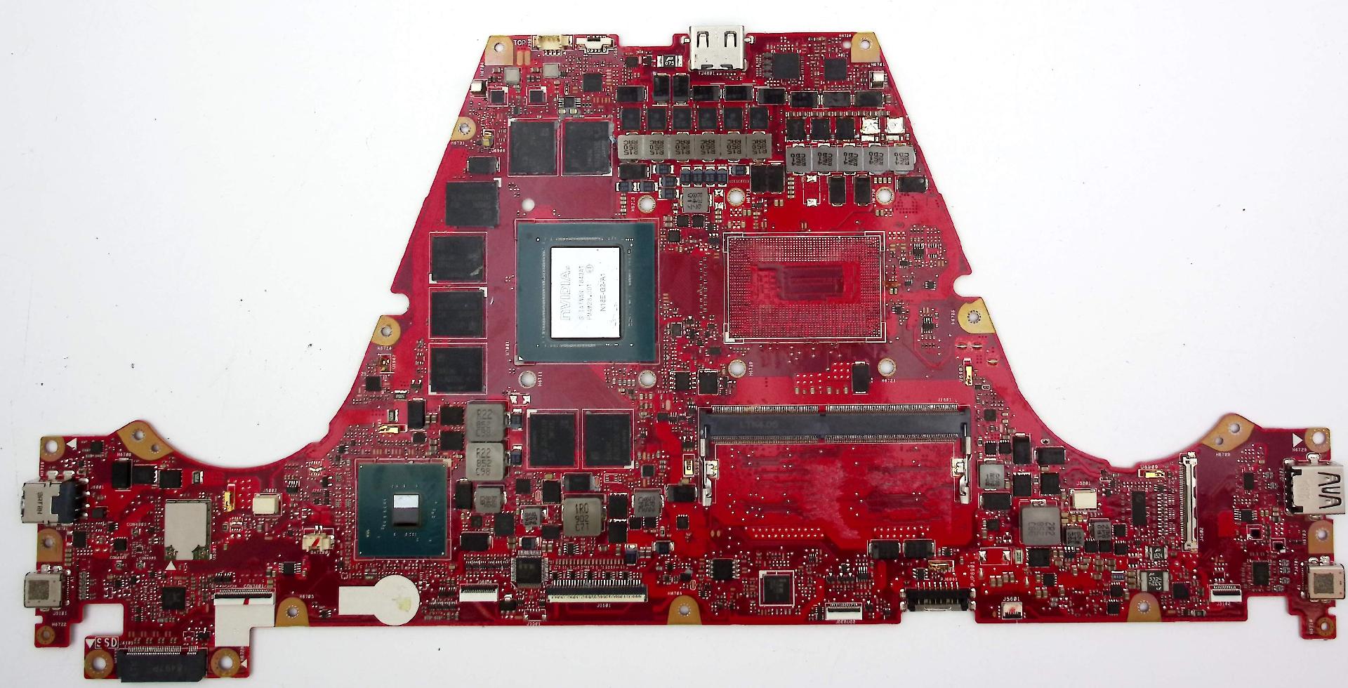 Материнская плата ASUS GX531GW донор видеочипа N18E-G2-A1 (040184)