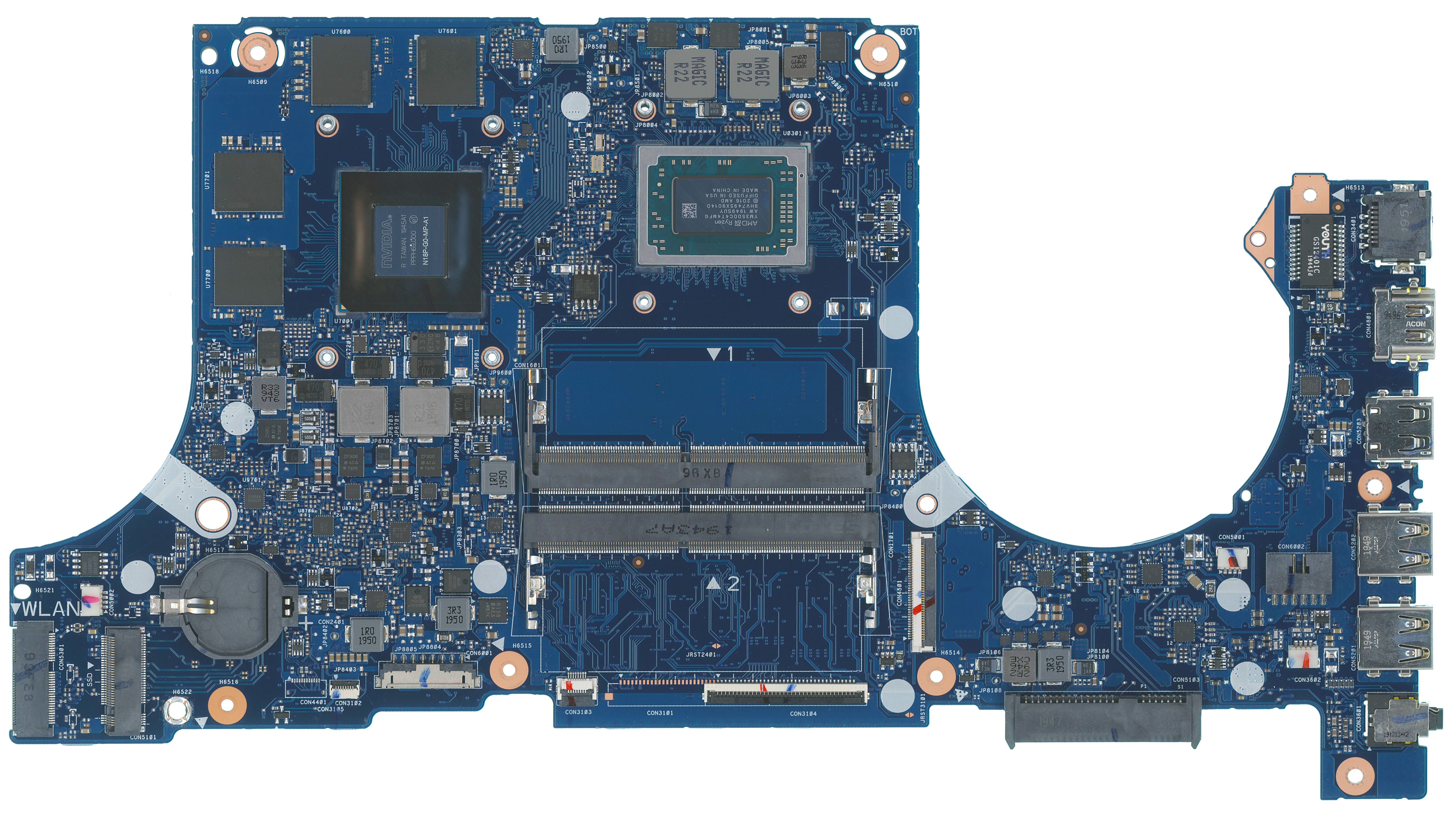Материнская плата ASUS FX505DT донор N18P-G0-MP-A1