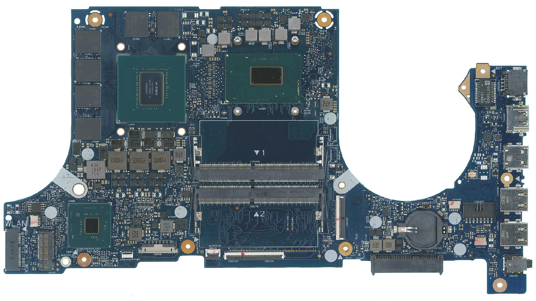Материнская плата ASUS FX705GM (i7-8750H и GTX1060)