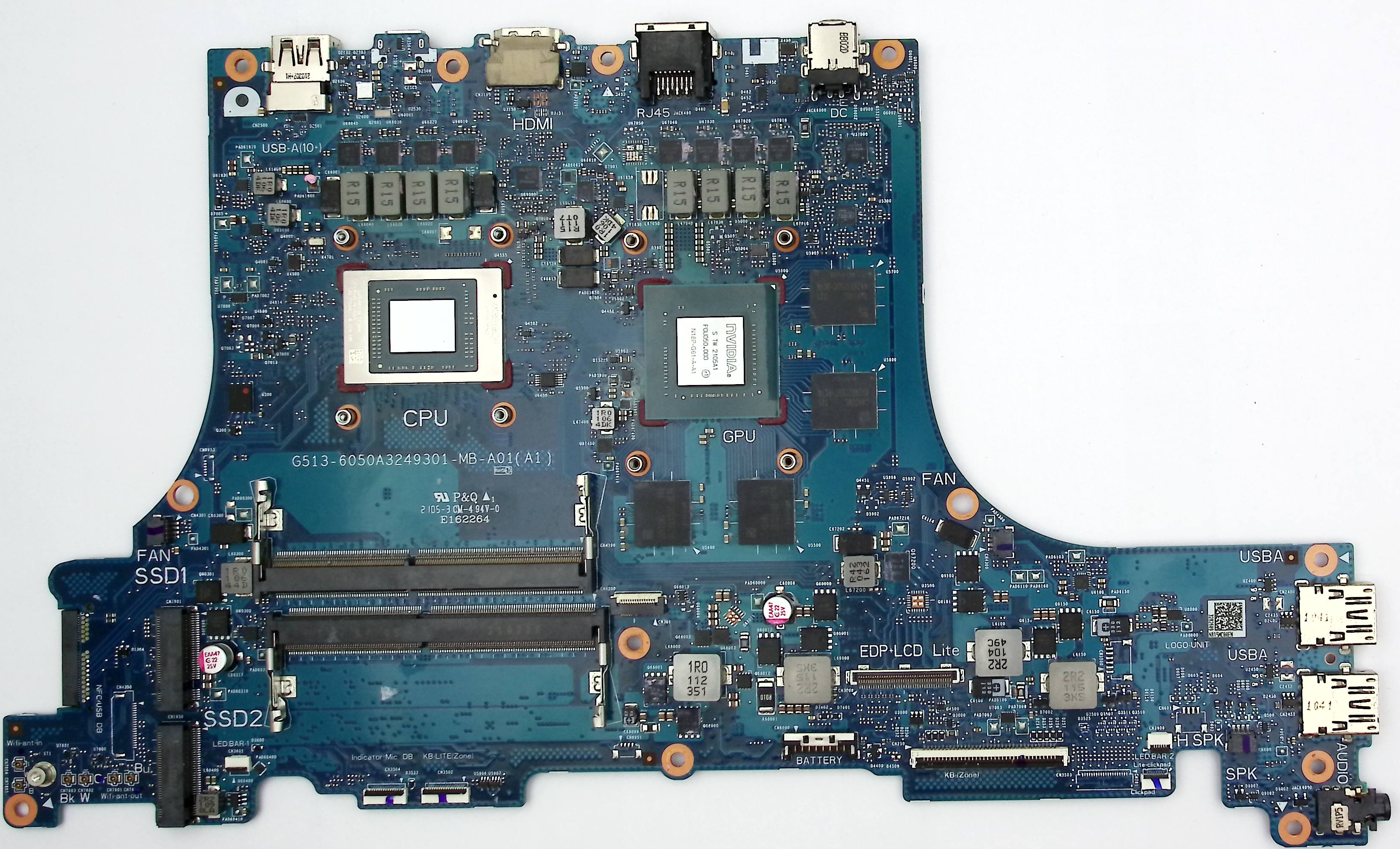 Материнская плата ASUS G513IH  R7-4800H, GTX1650  (41092)