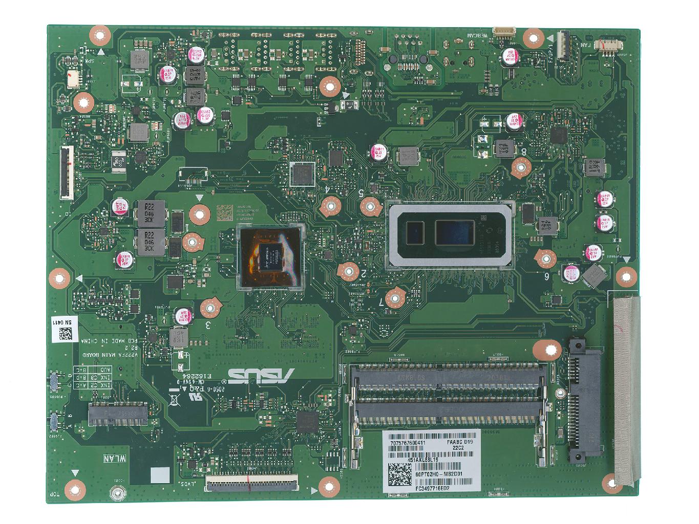 Материнская плата ASUS V222FA (i3-10110U и MX110) (039198)