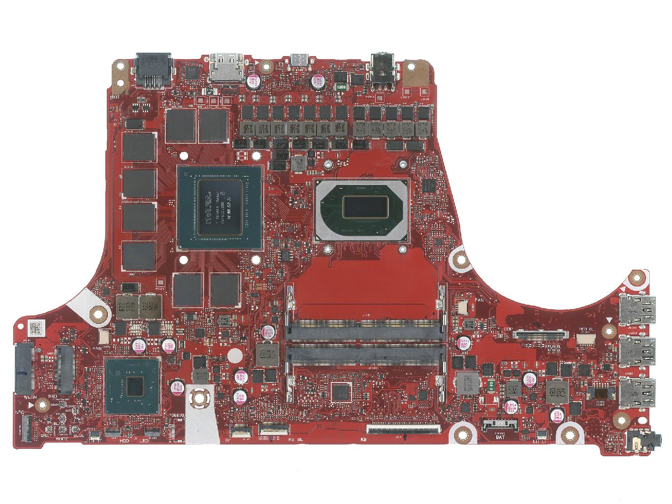 Материнская плата ASUS G531GW (процессор i9-9880H и видеочип RTX2070)