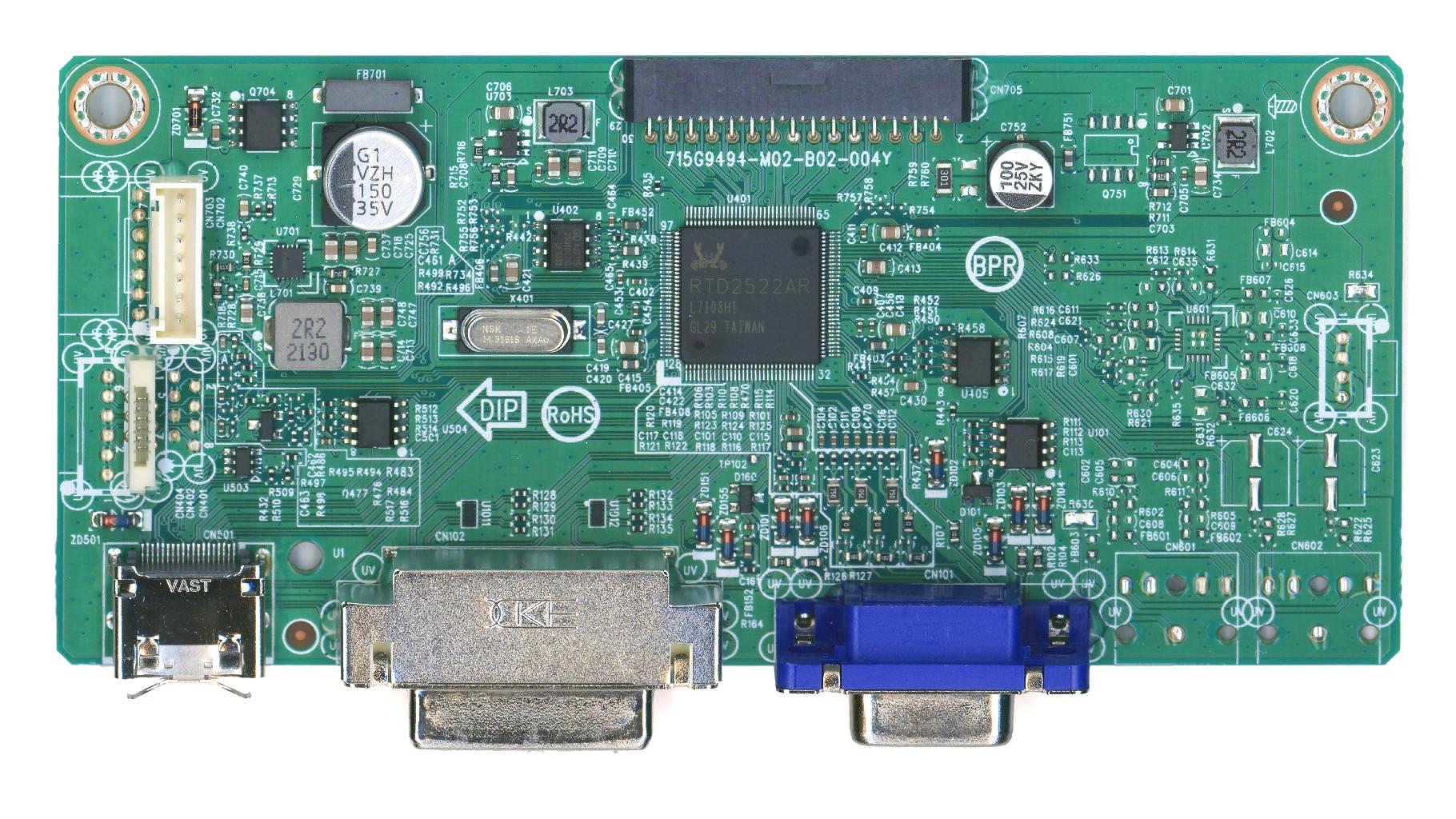 Материнская (системная) плата для монитора Asus VA247  неисправная