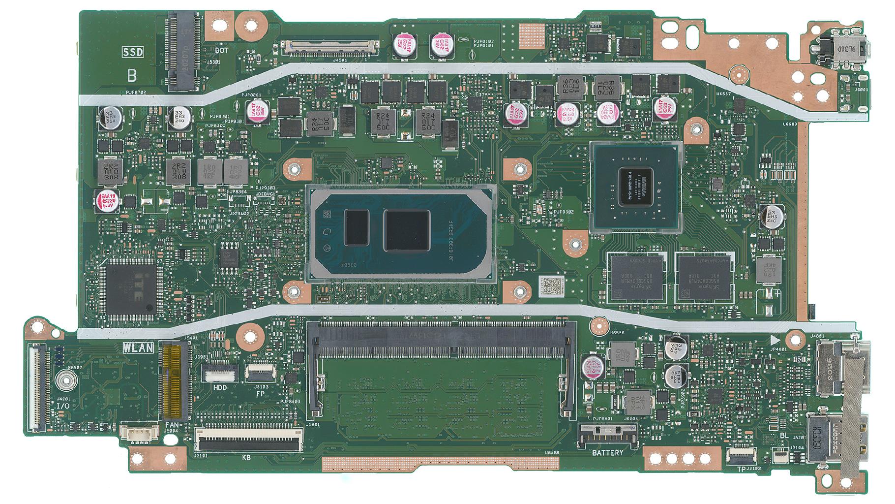 Материнская плата ASUS X509JB (i3-1005G1 и MX110)