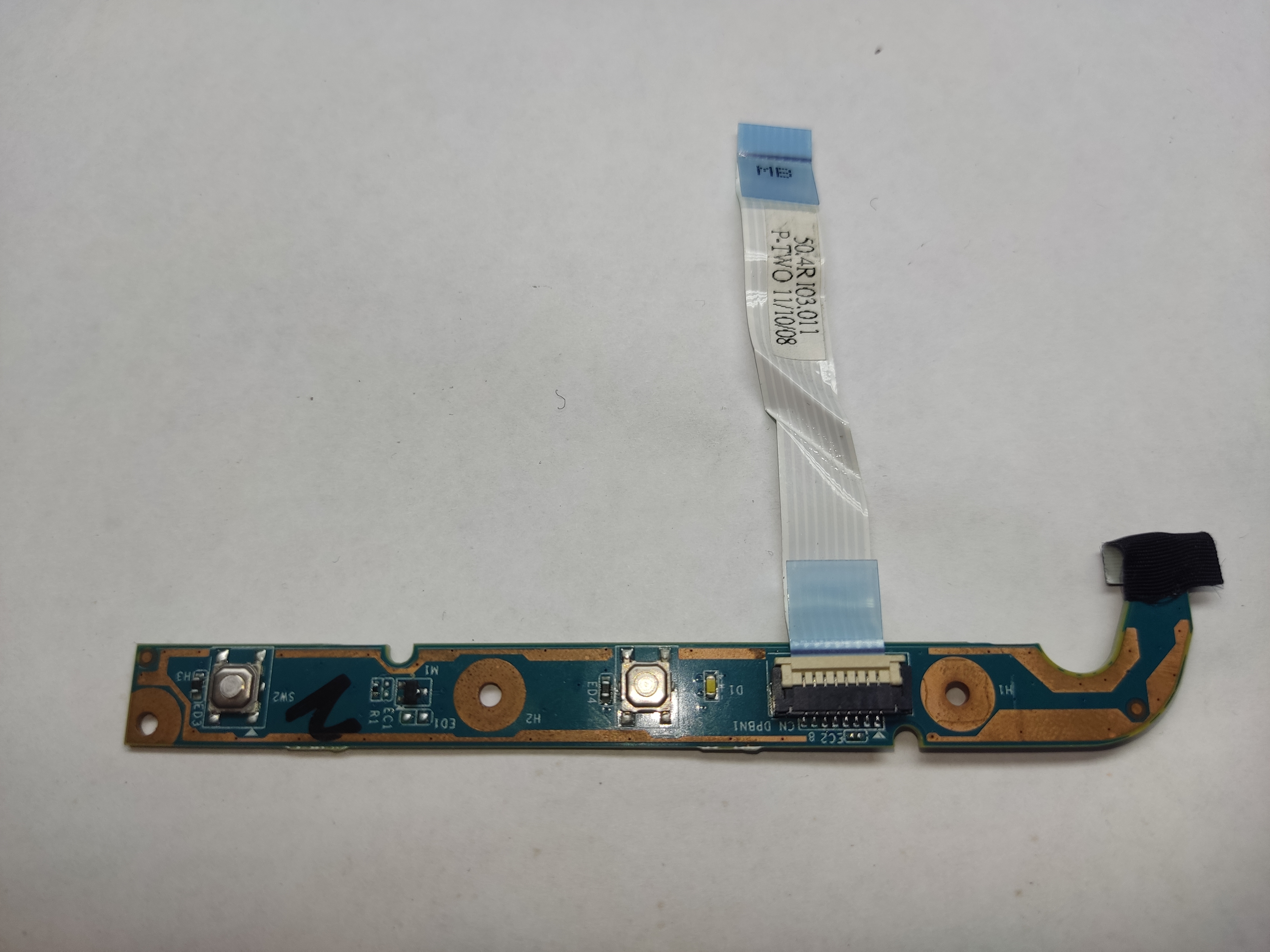 Плата кнопка включения со шлейфом HP Pavilion dv6-6b54er dv6-6c51er и др. dv6-6000 серии