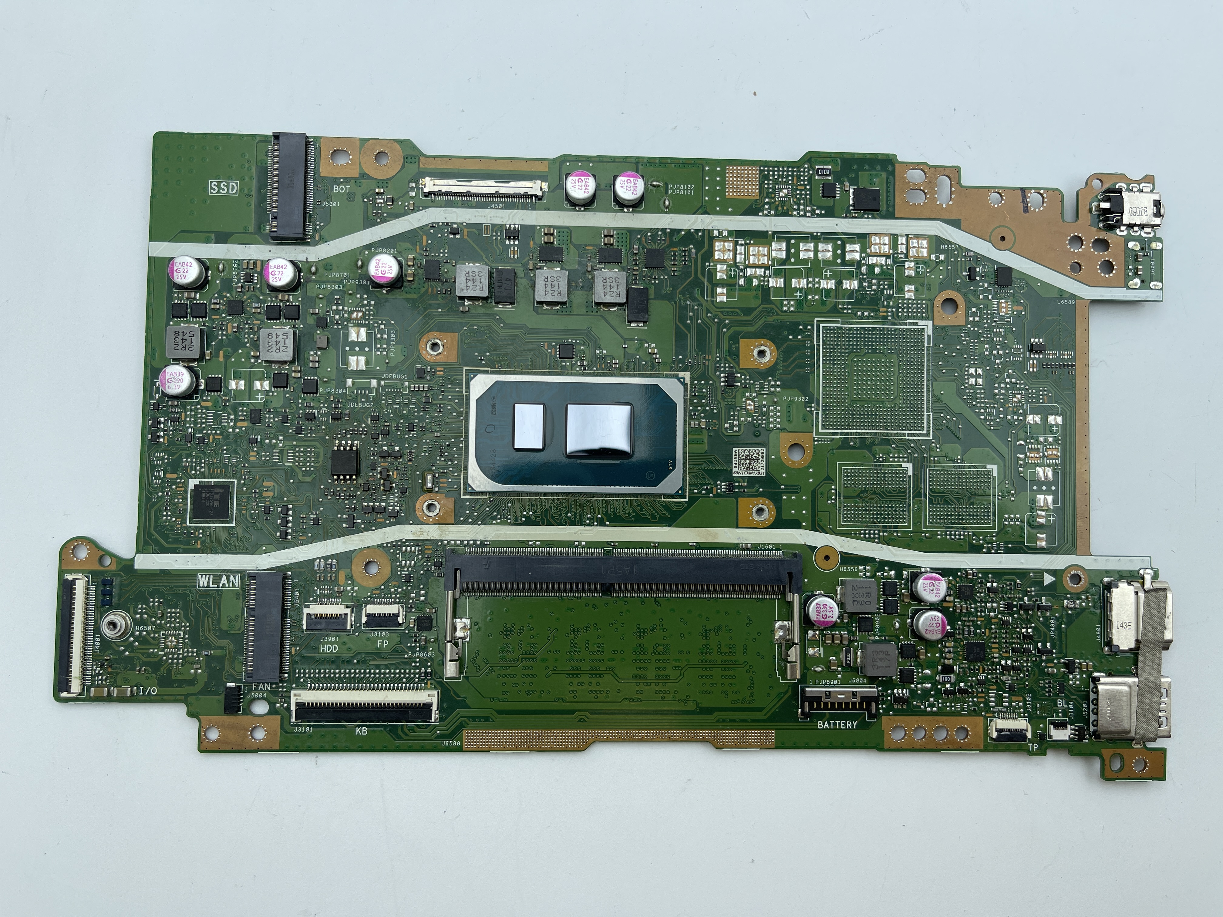 Материнская плата ASUS X415EA донор процессора Pentium 7505 (039231)