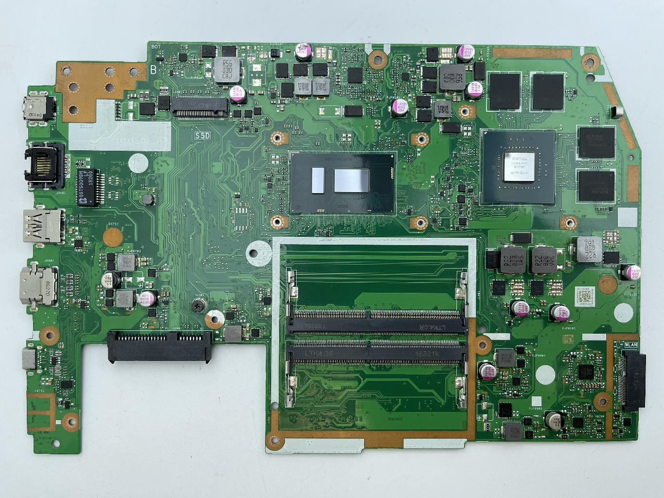 Неисправная материнская плата Asus X570UD донор процессора  I5-8250U видеочипа  N17P-G0-A1  (039780)
